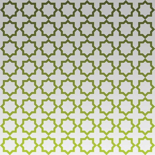 Quatrefoil Grass Gradient I
