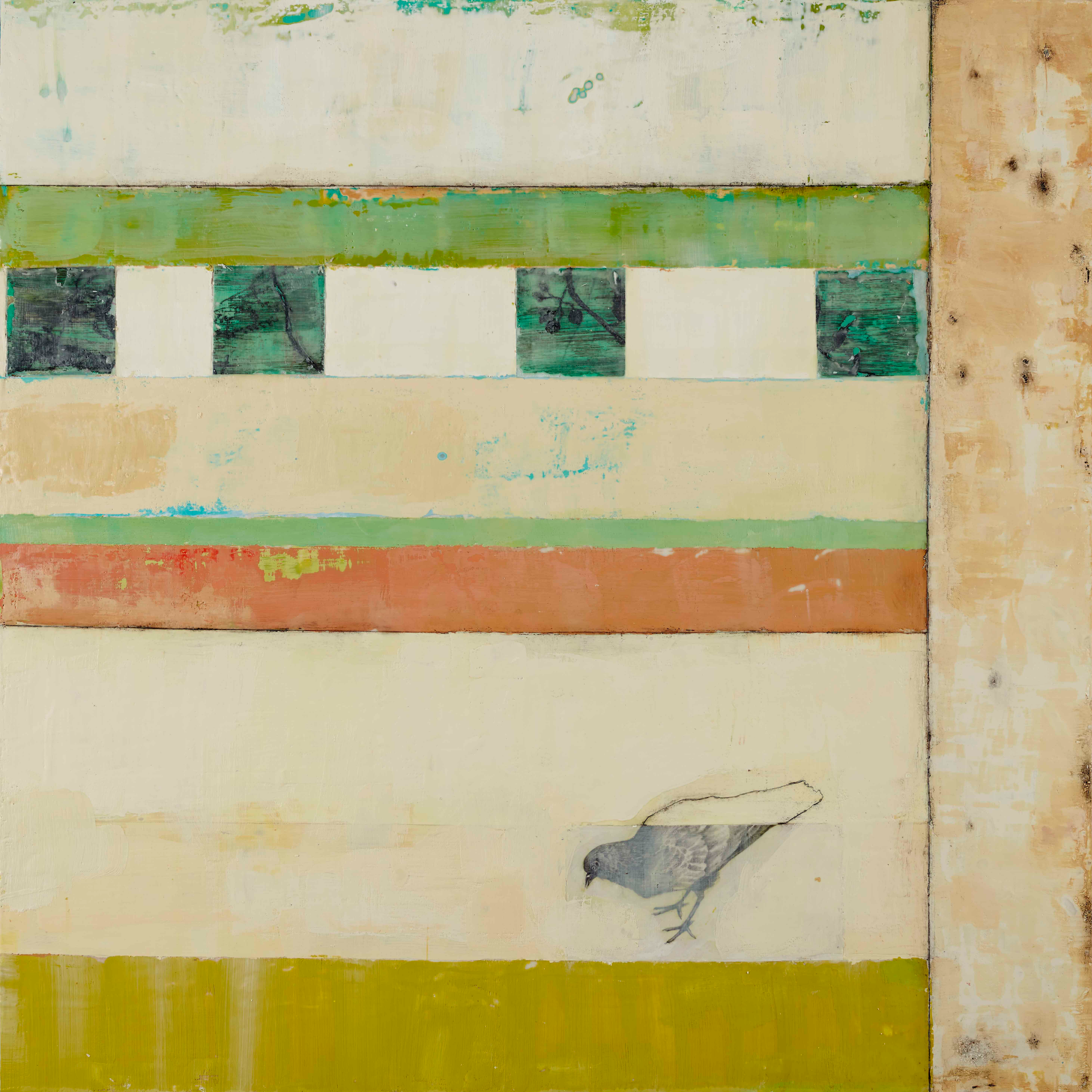 Untitled I (Bird In Abstract Grid)