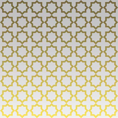 Quatrefoil Sun Gradient I