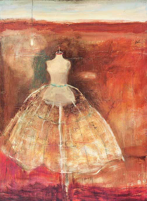 Torso and Bright Red Clay