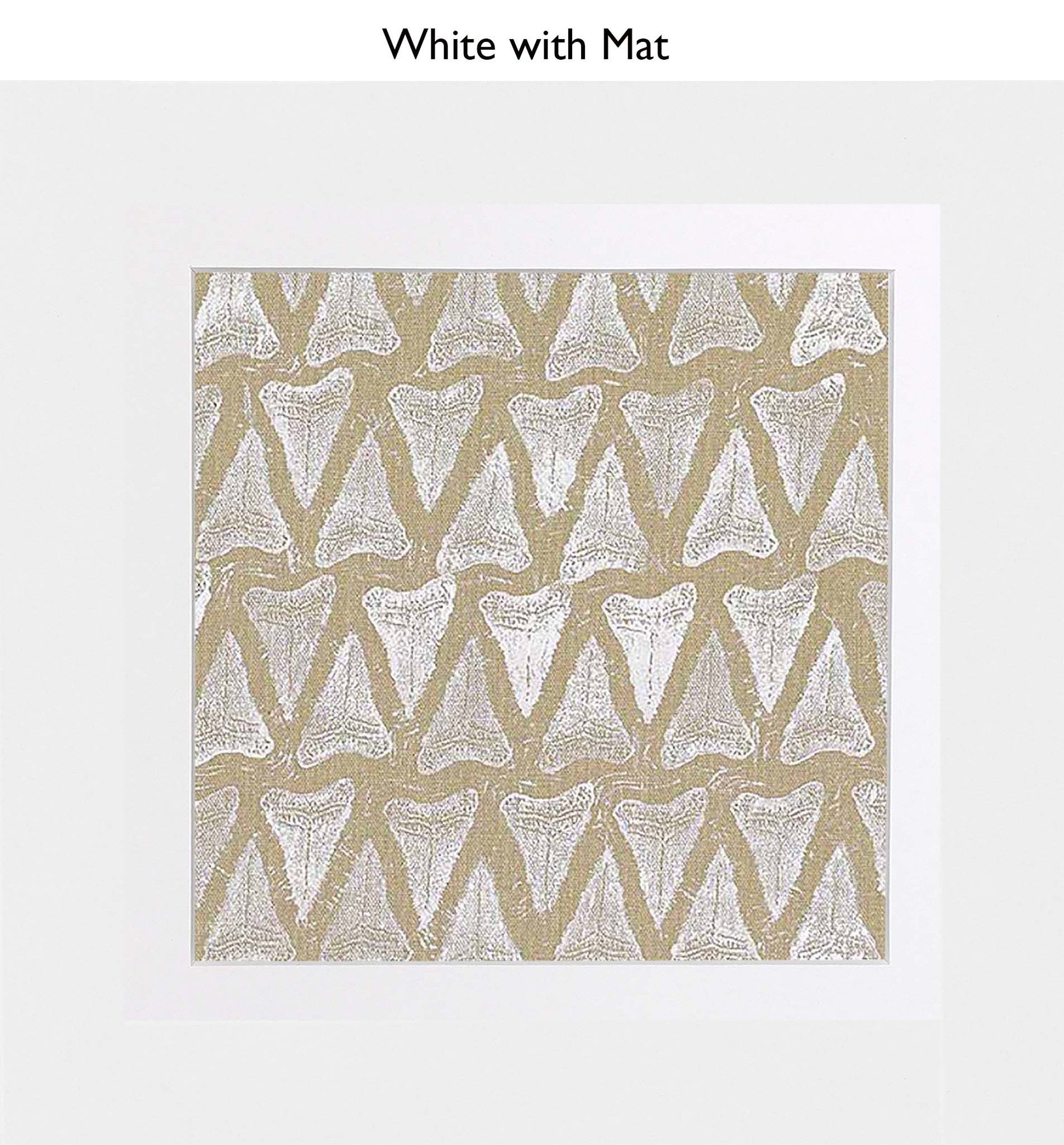White With Mat