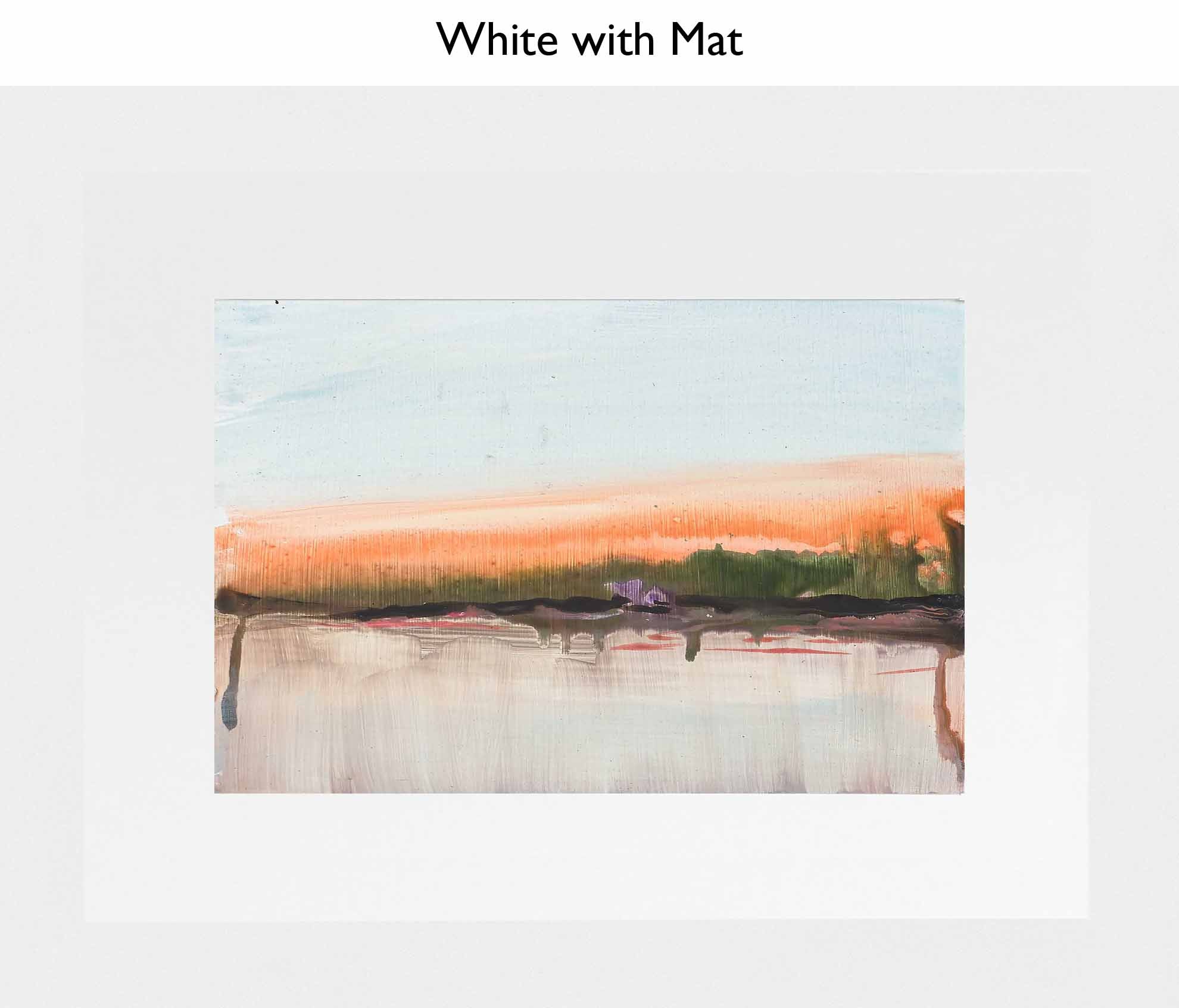 White With Mat