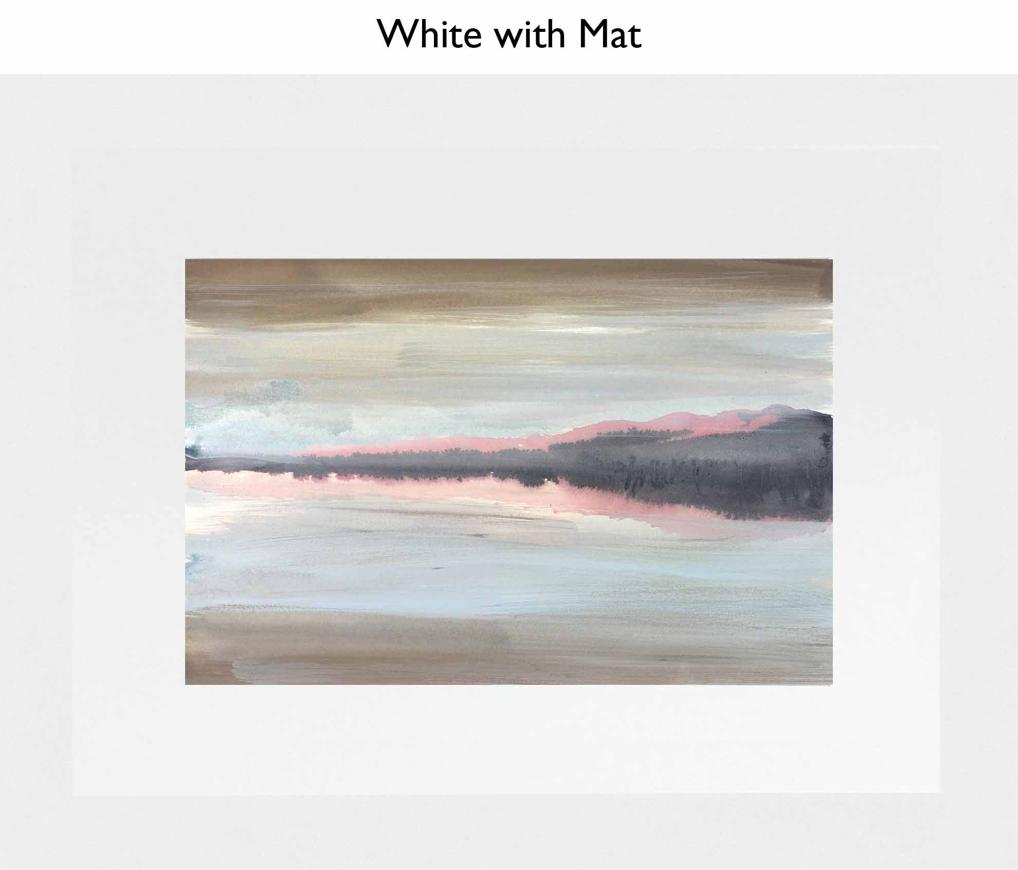White With Mat