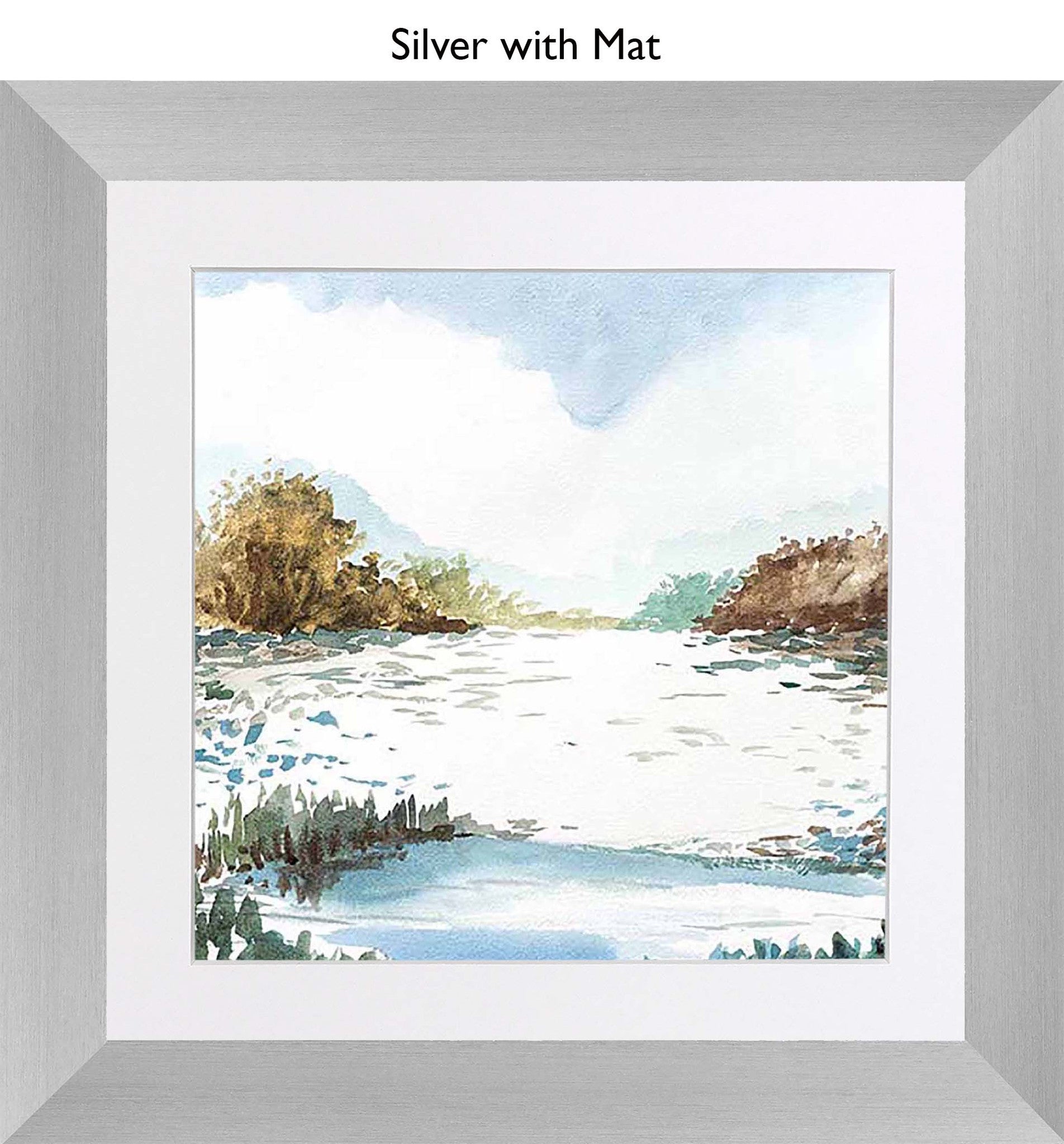 Silver With Mat