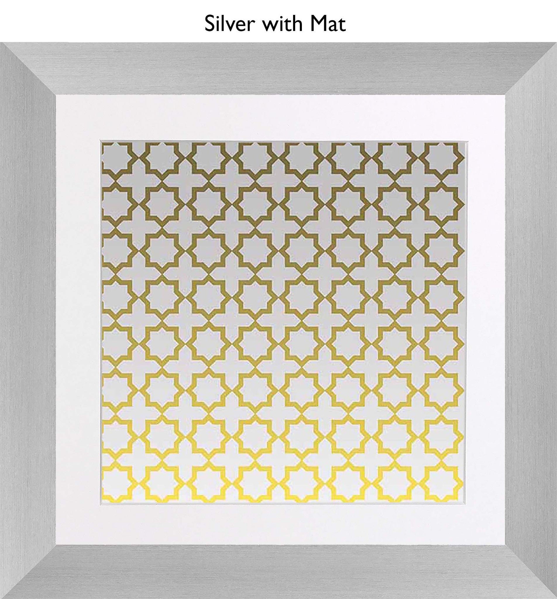 Silver With Mat