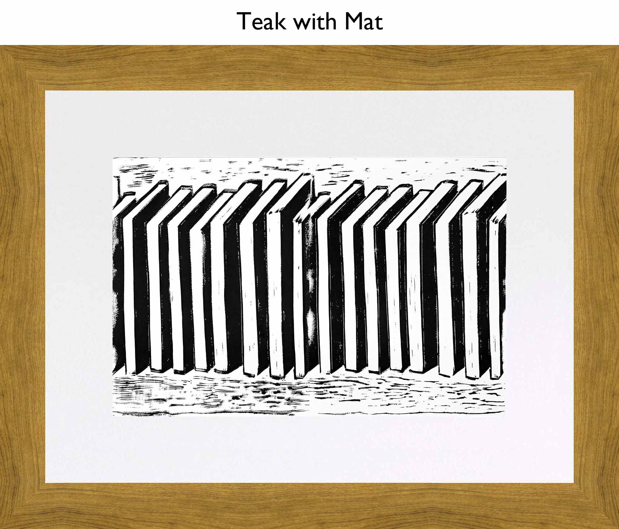 Teak With Mat