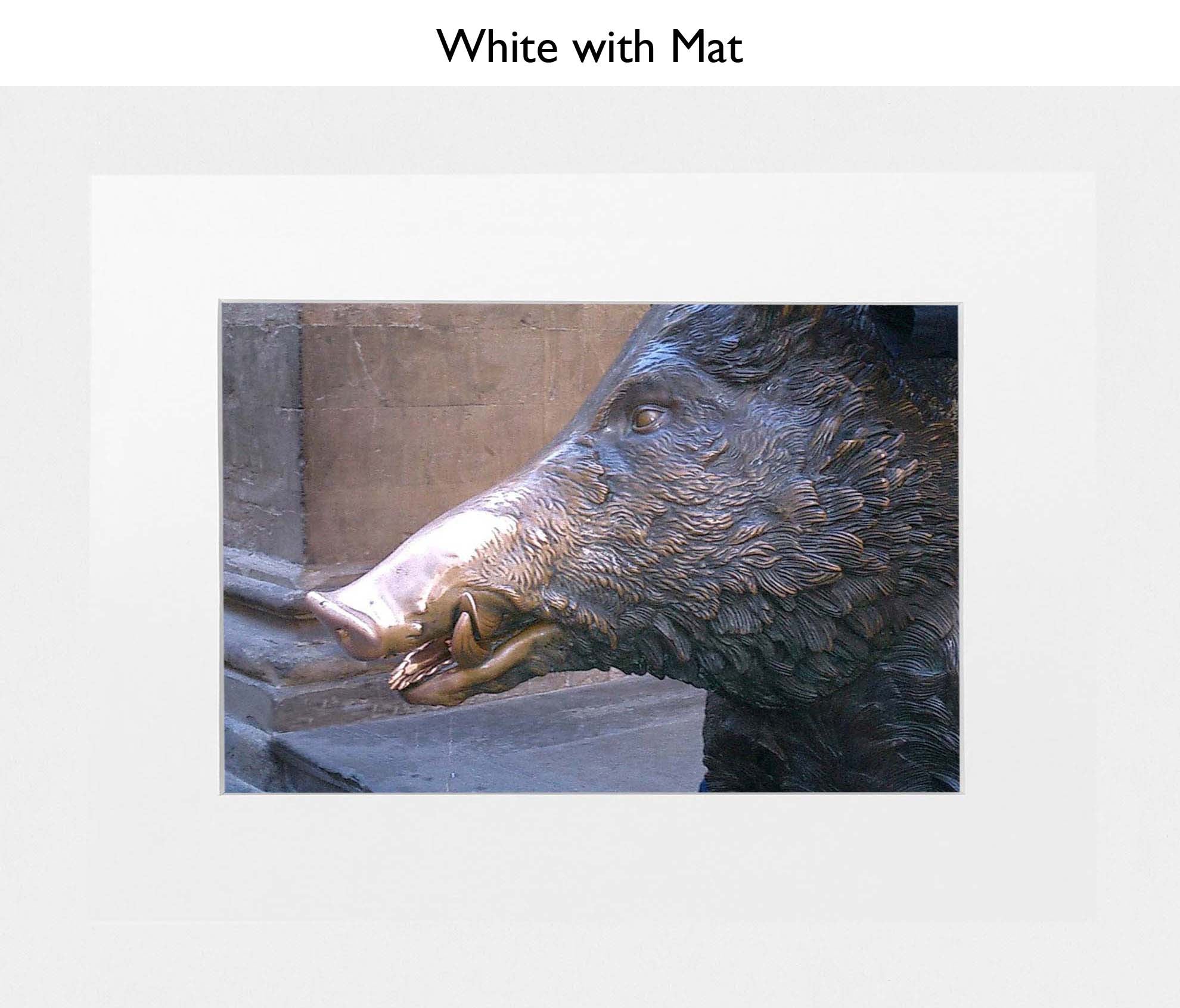White With Mat