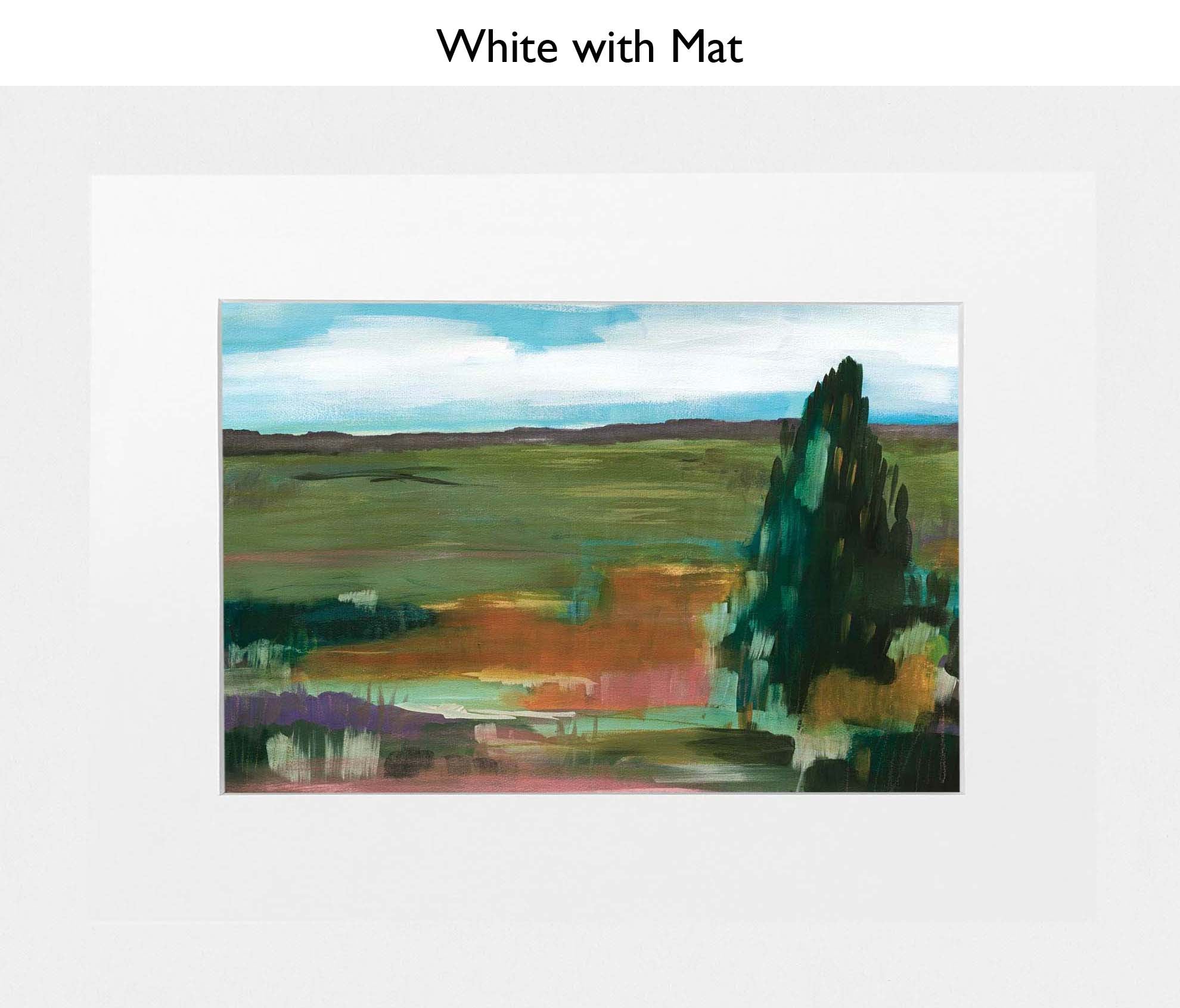 White With Mat
