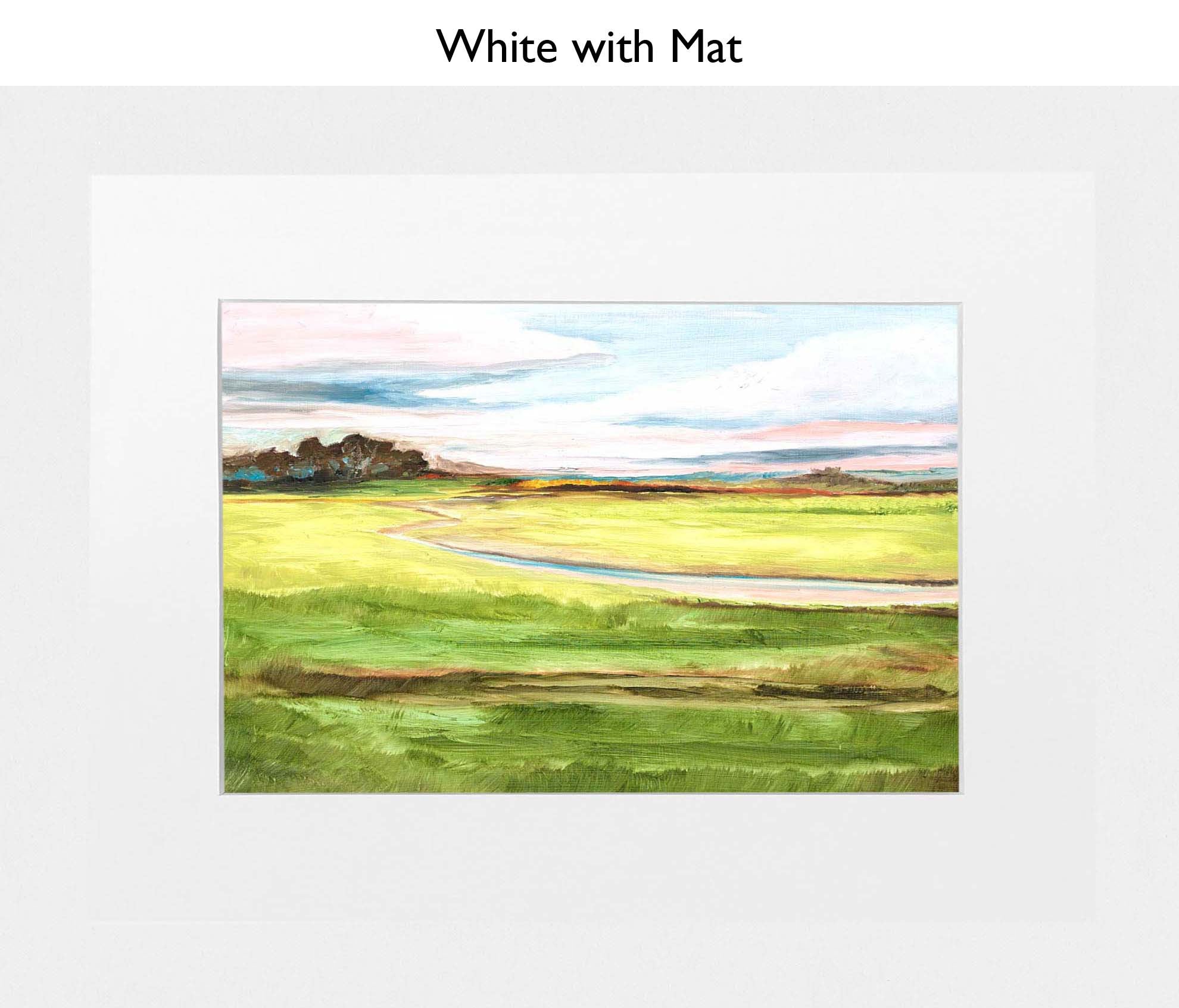 White With Mat