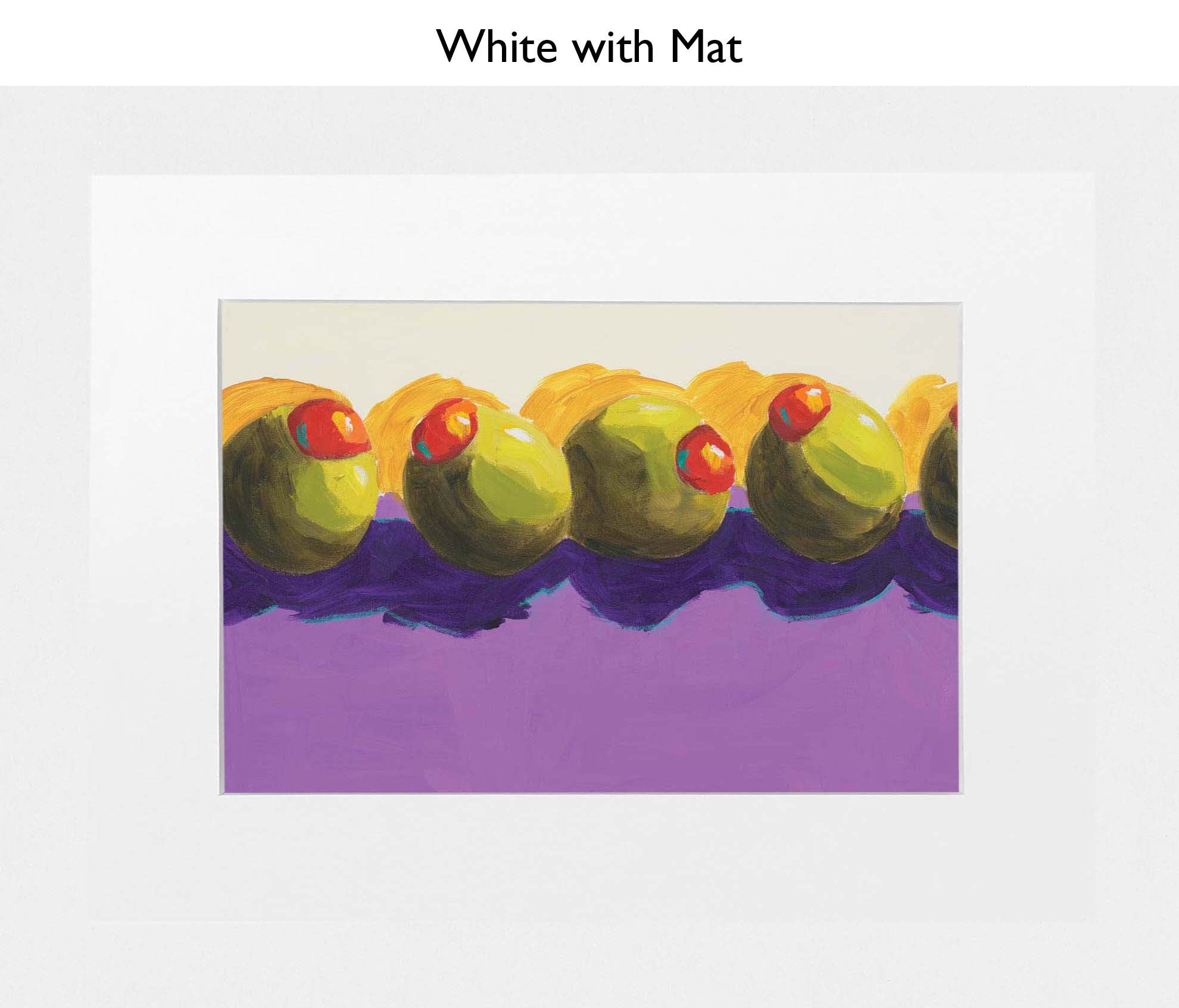 White With Mat