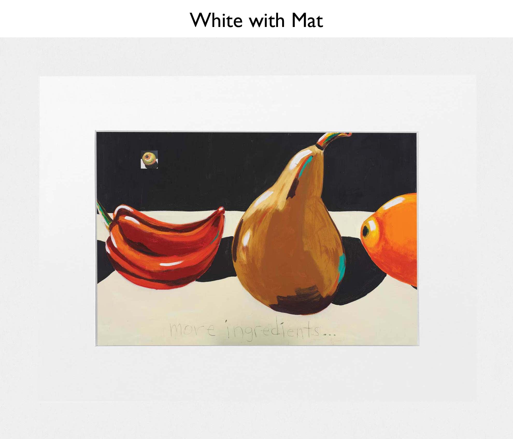 White With Mat