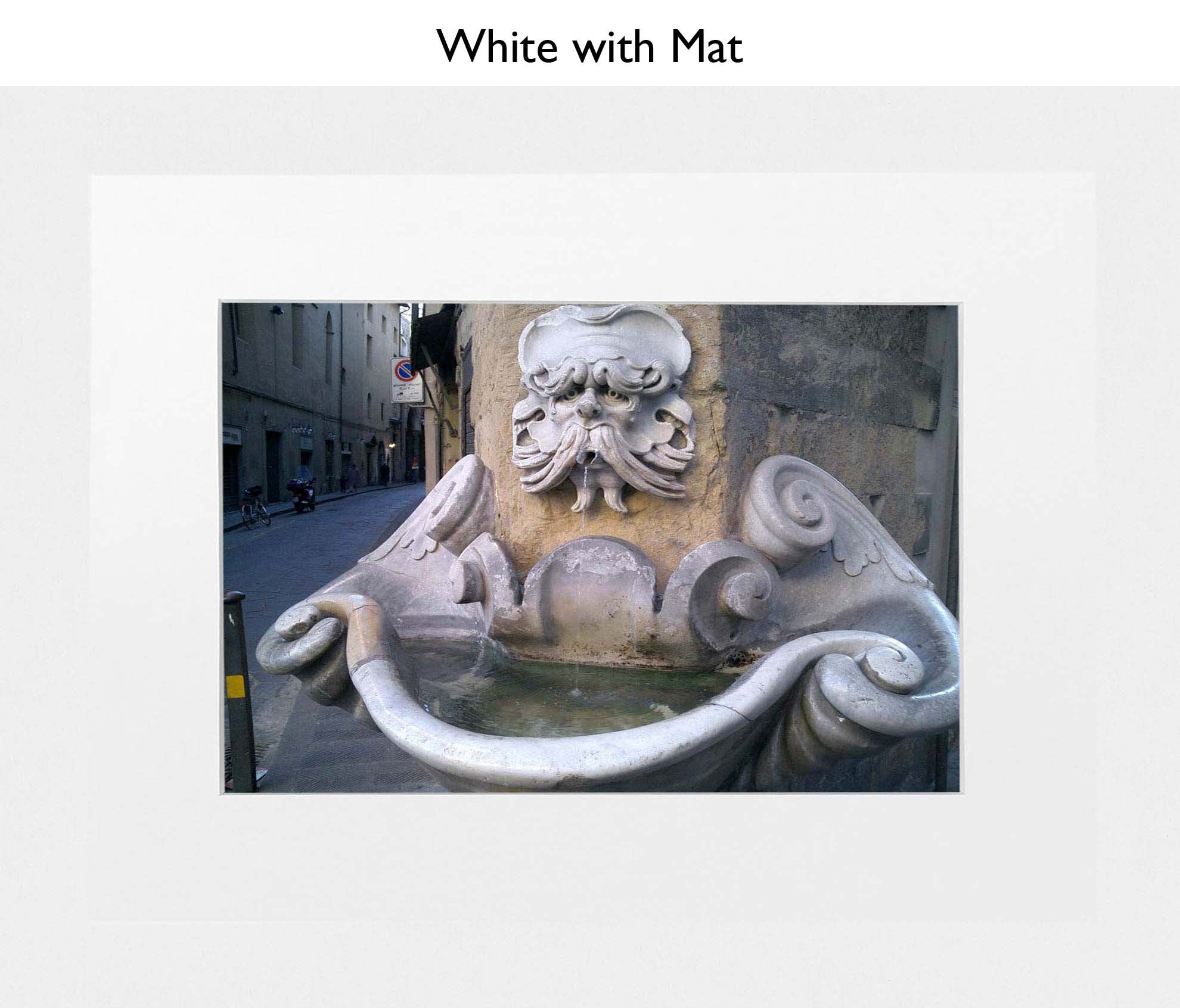 White With Mat