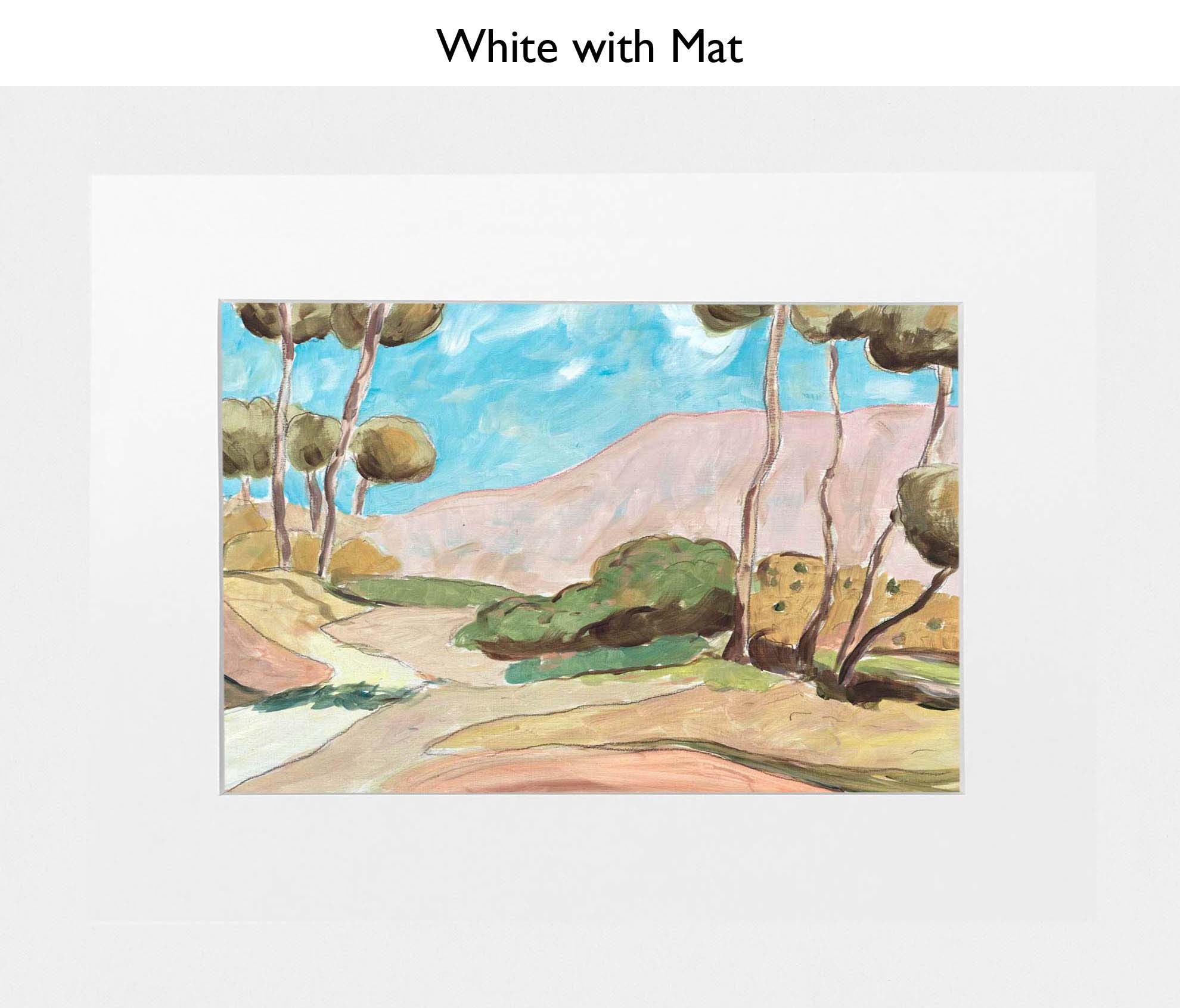 White With Mat