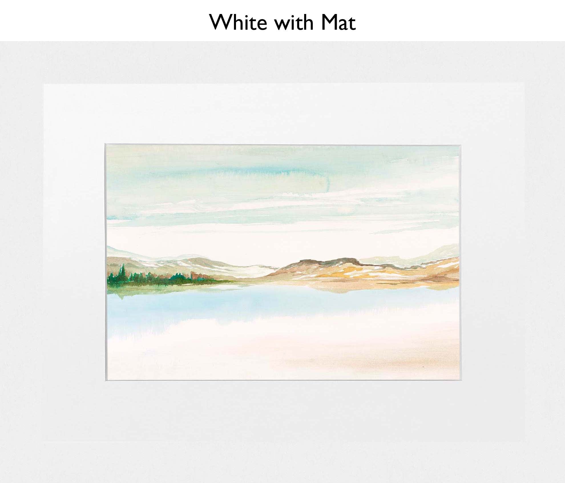 White With Mat
