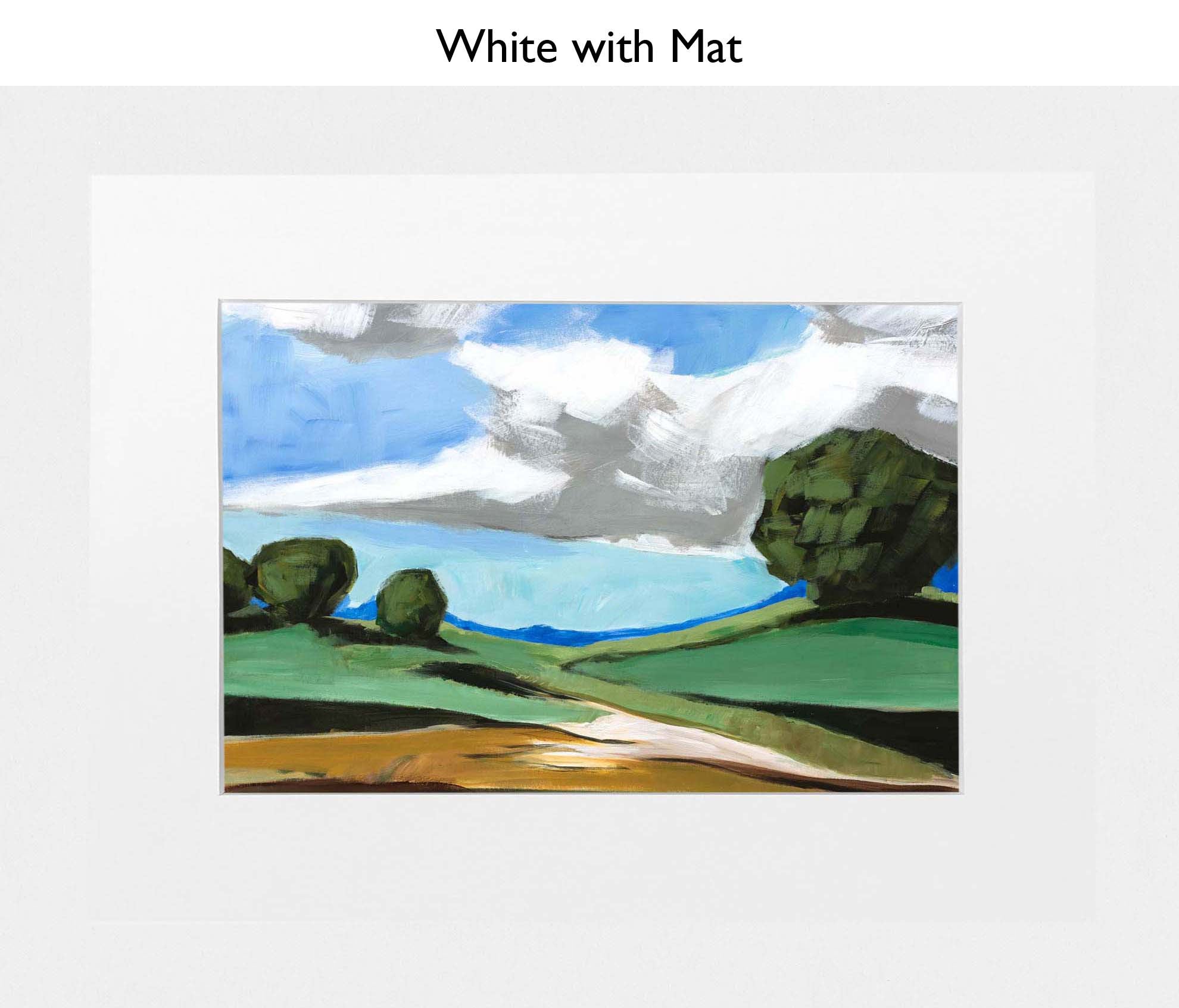 White With Mat