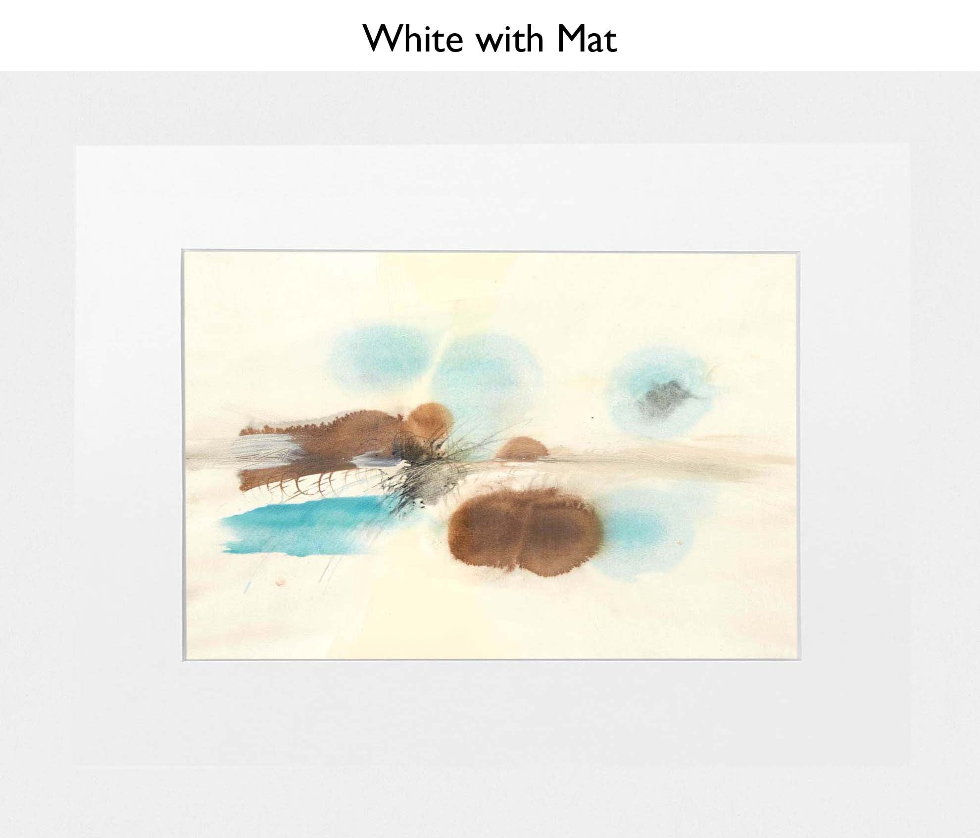 White With Mat