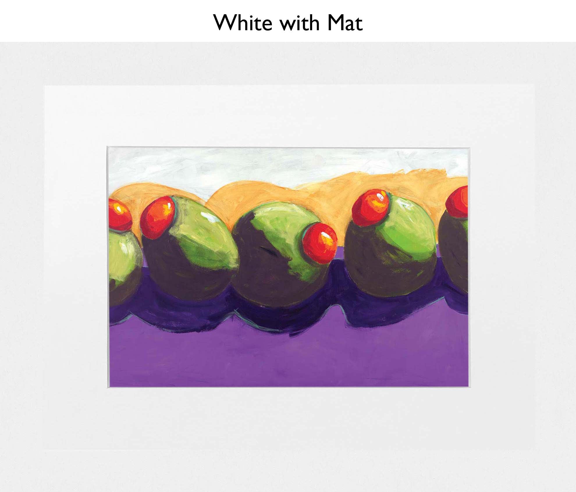 White With Mat