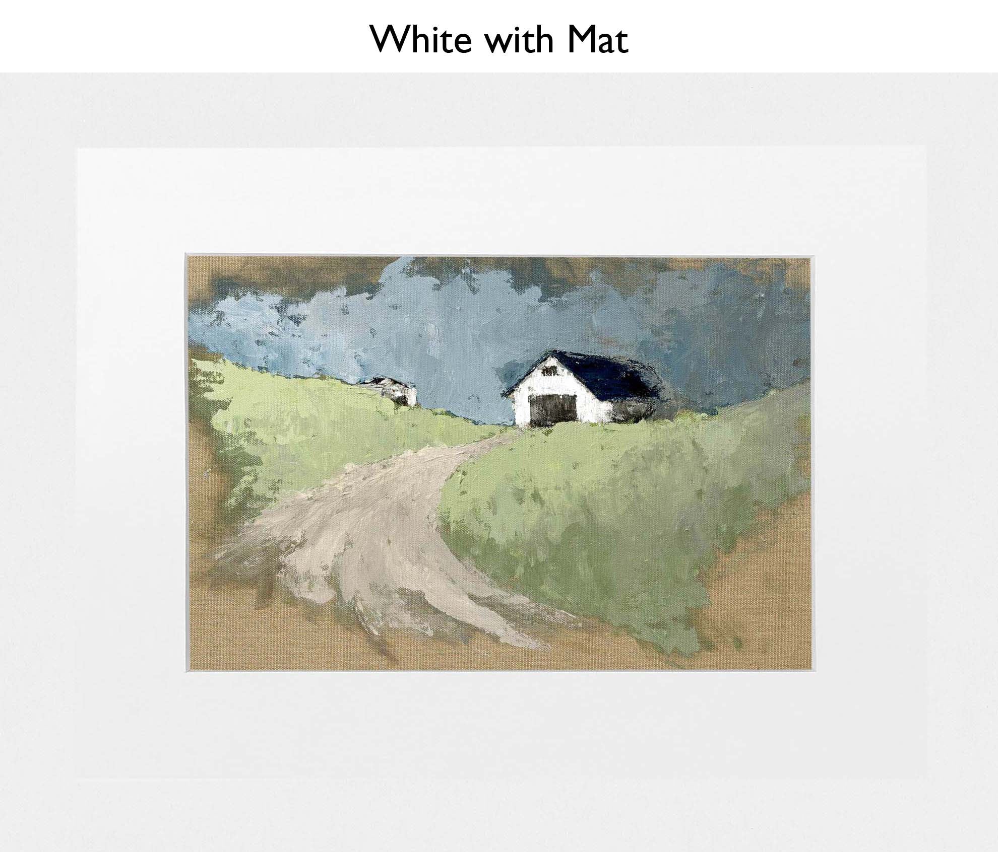 White With Mat