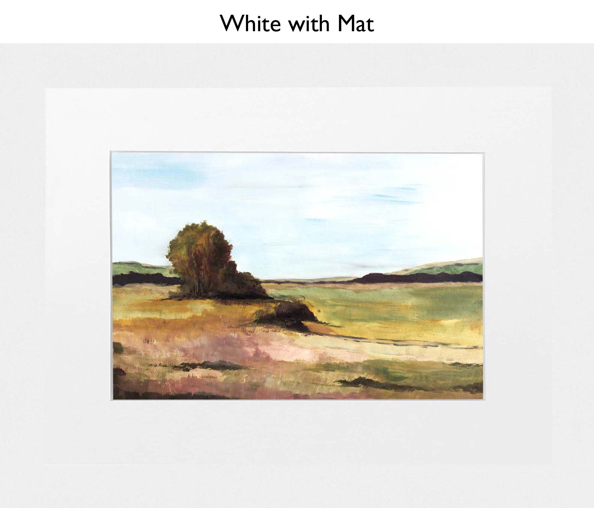 White With Mat