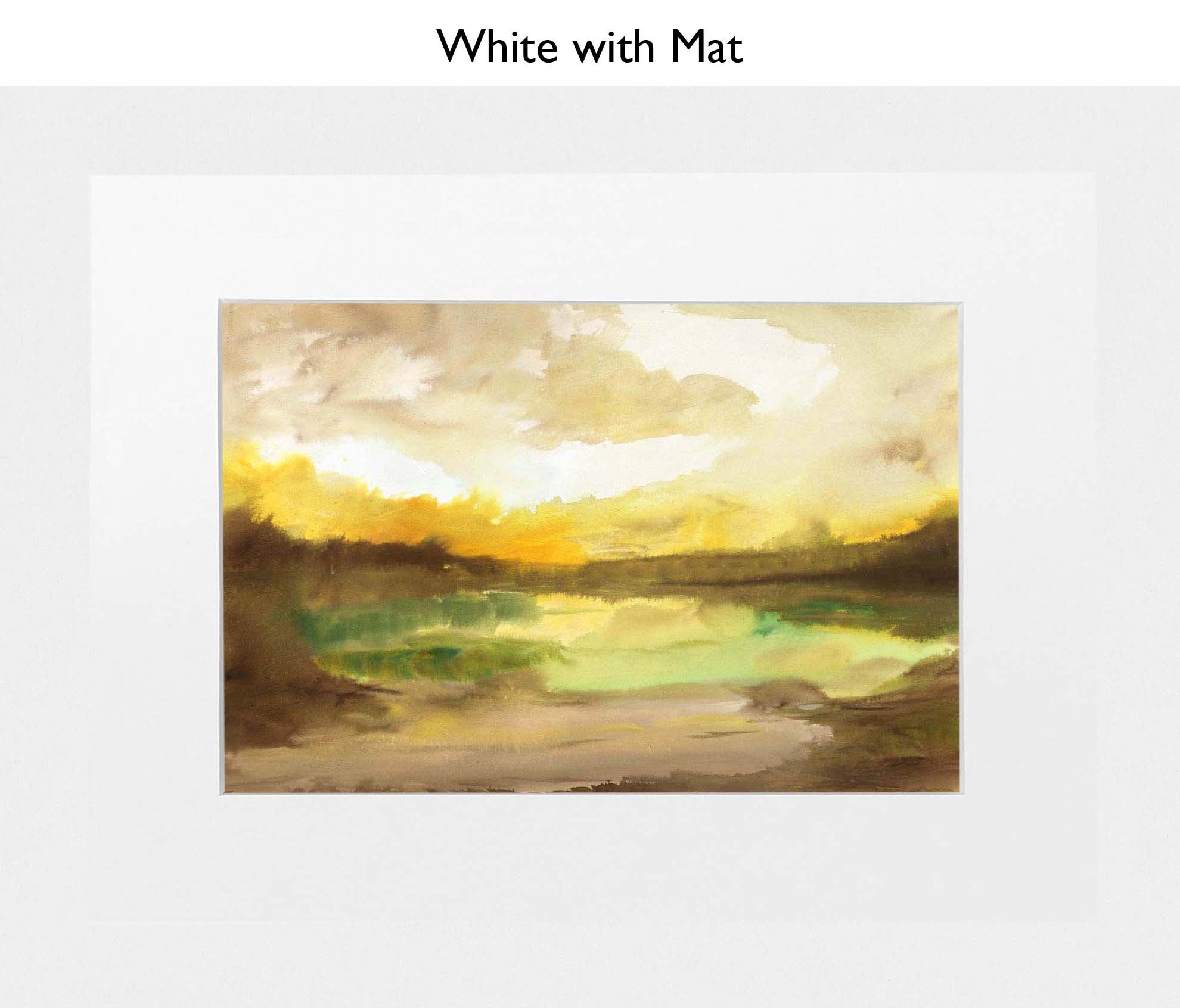 White With Mat