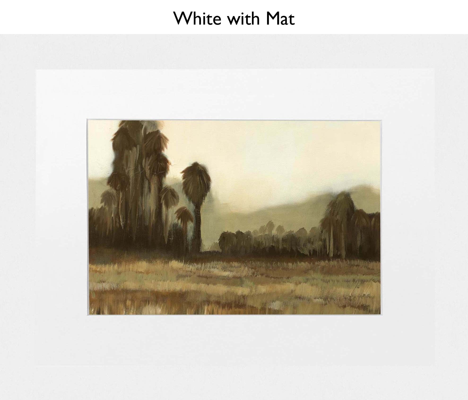 White With Mat