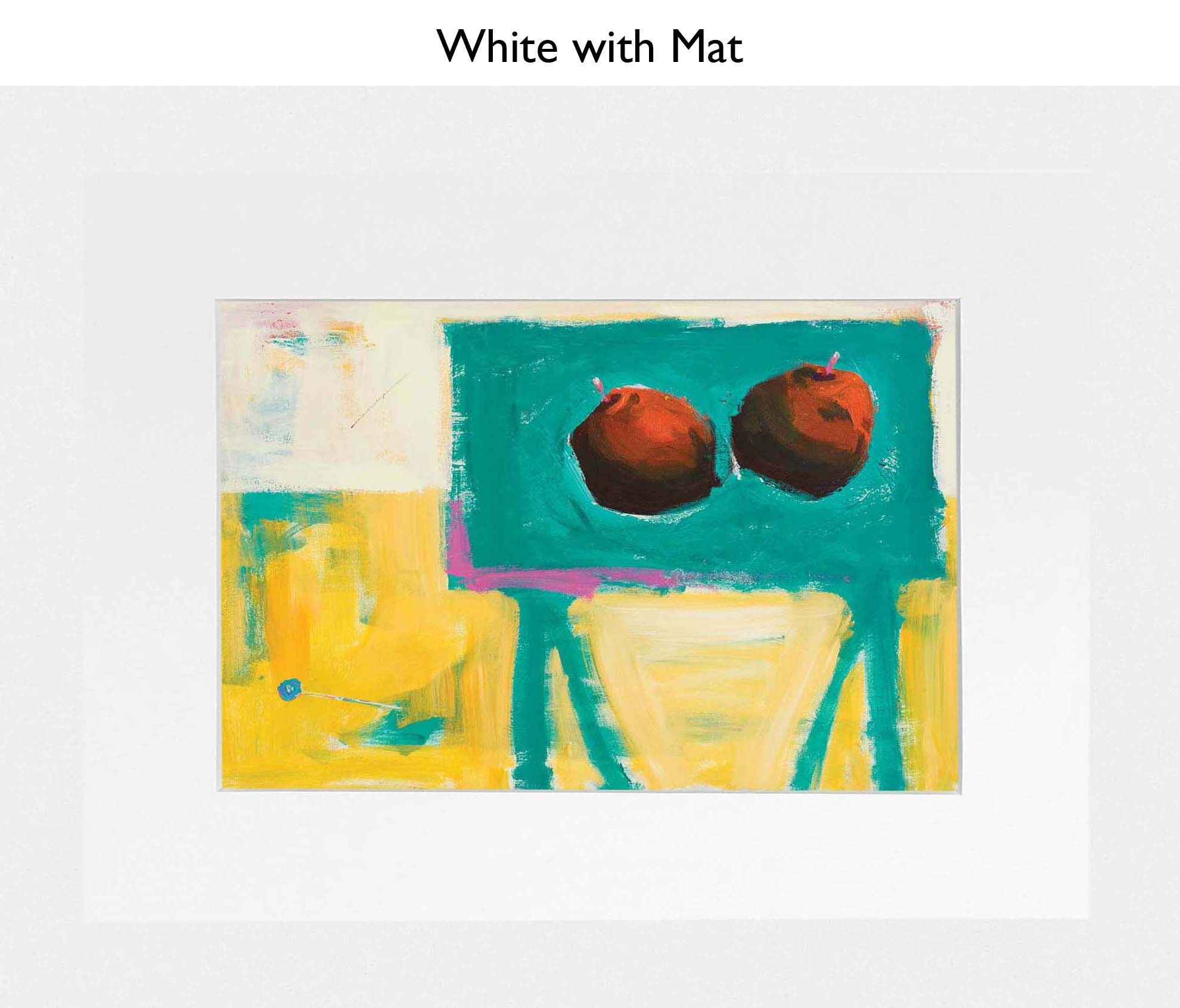 White With Mat