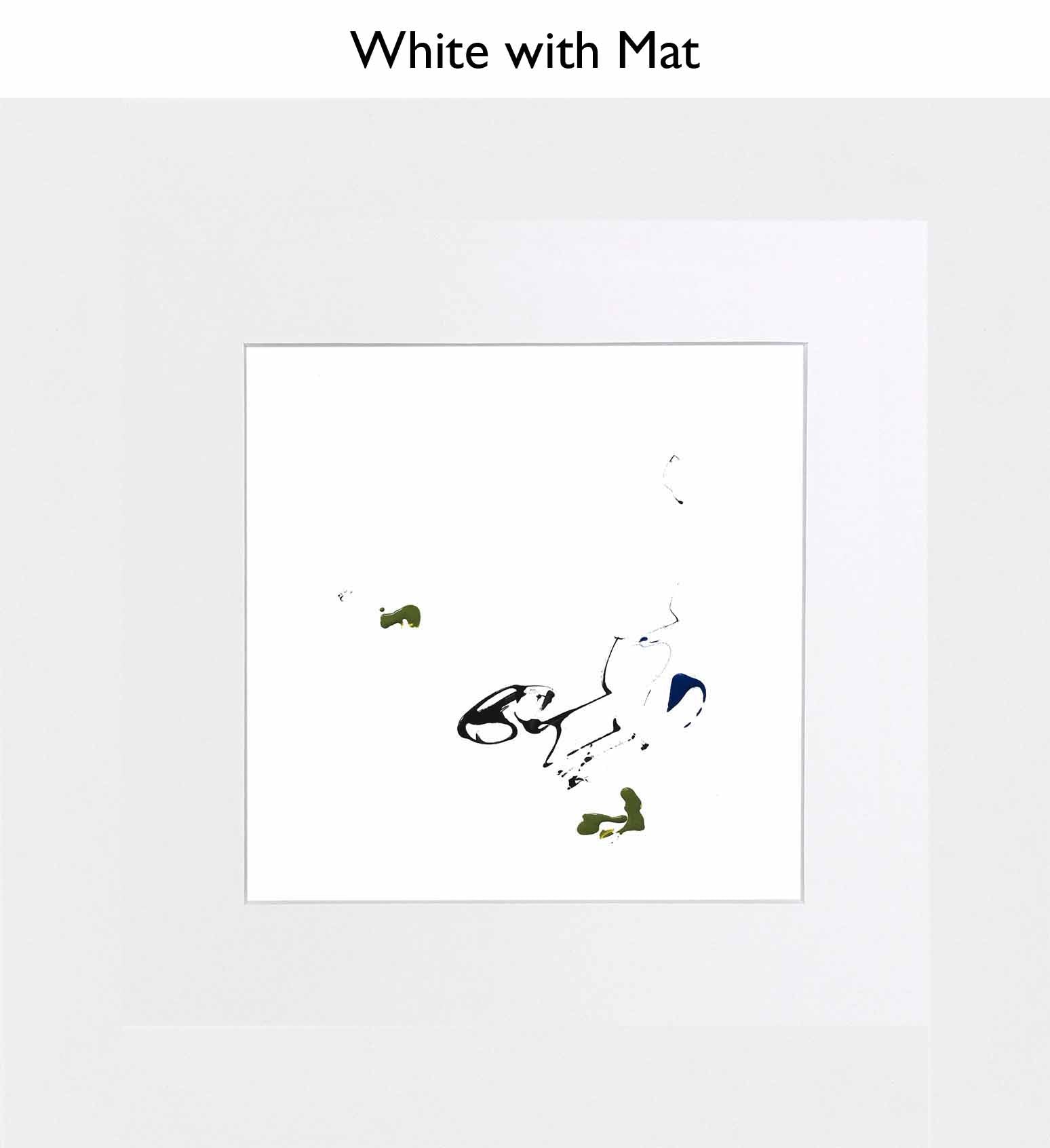 White With Mat