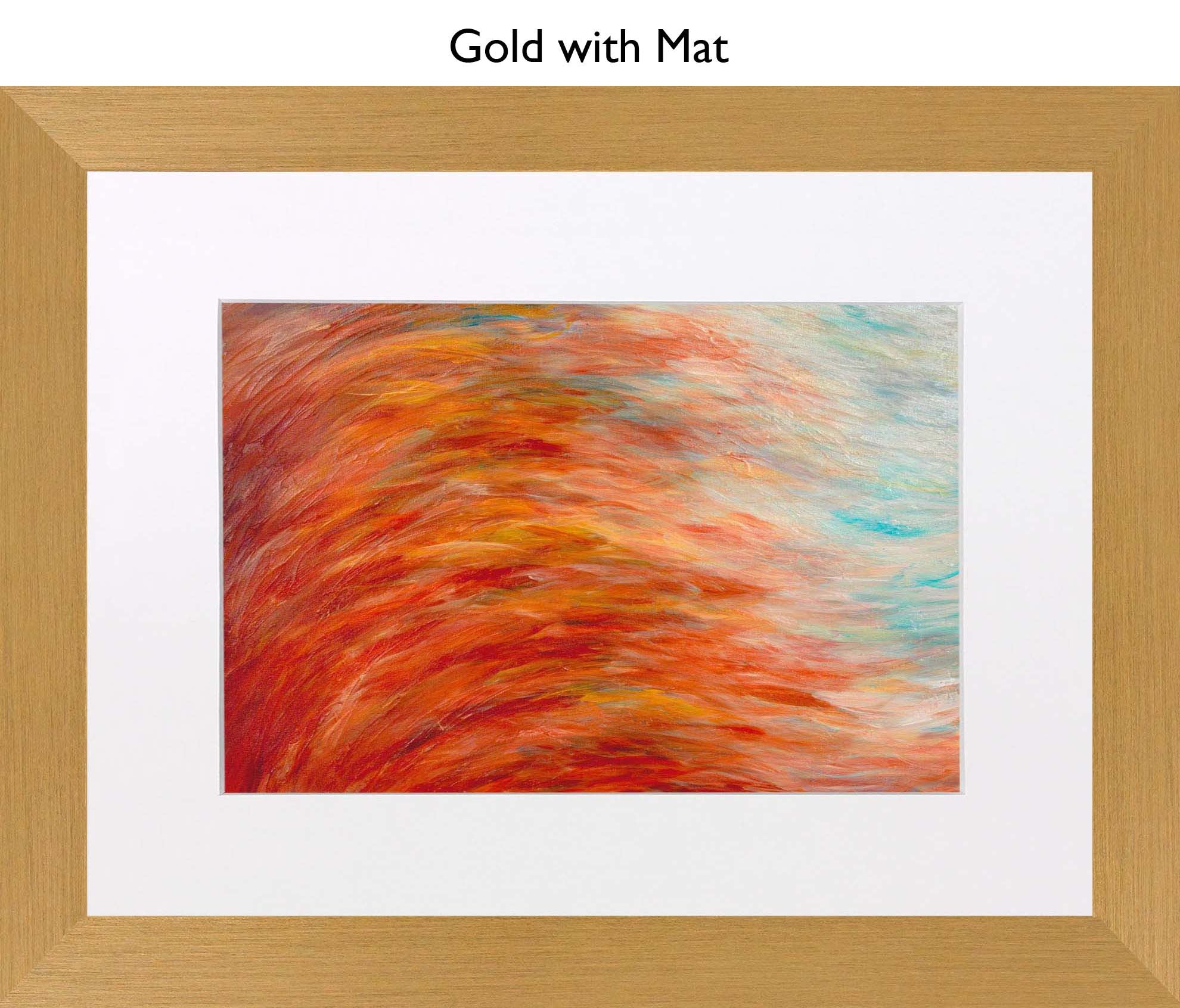 Gold With Mat