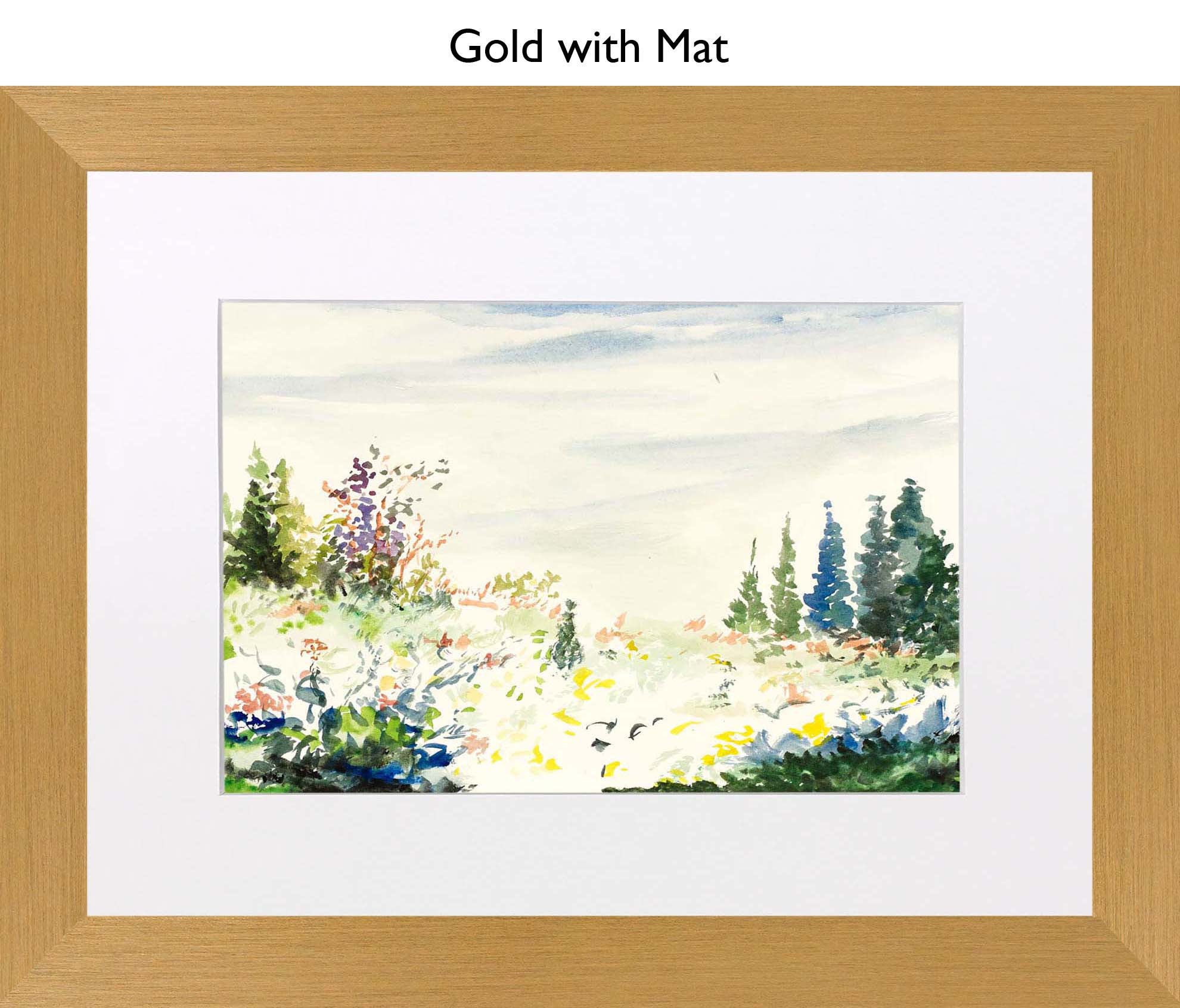Gold With Mat