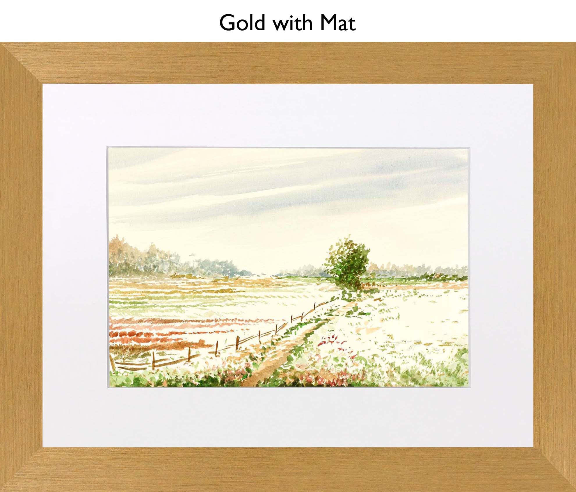 Gold With Mat