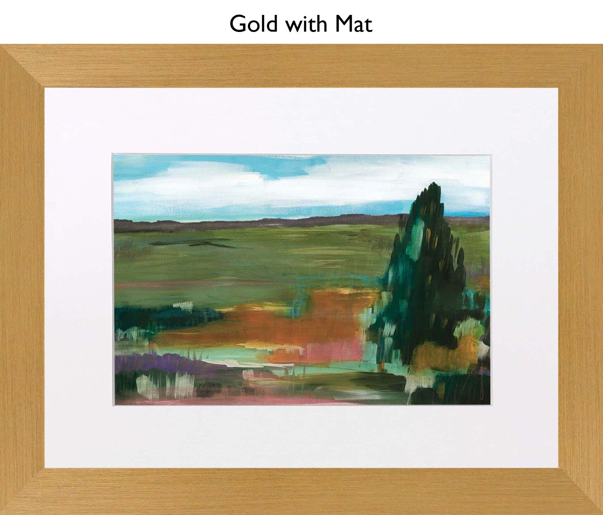 Gold With Mat
