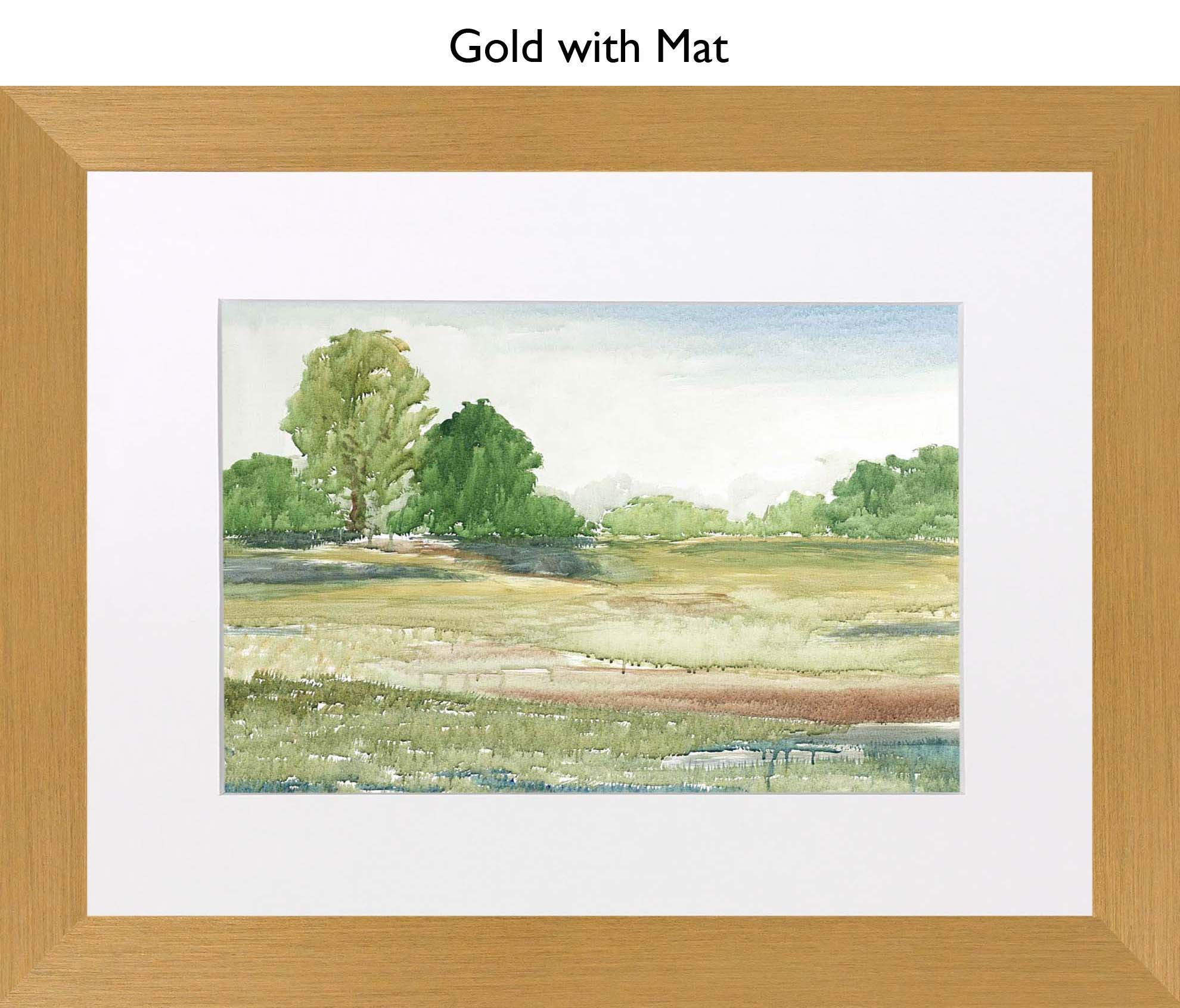 Gold With Mat