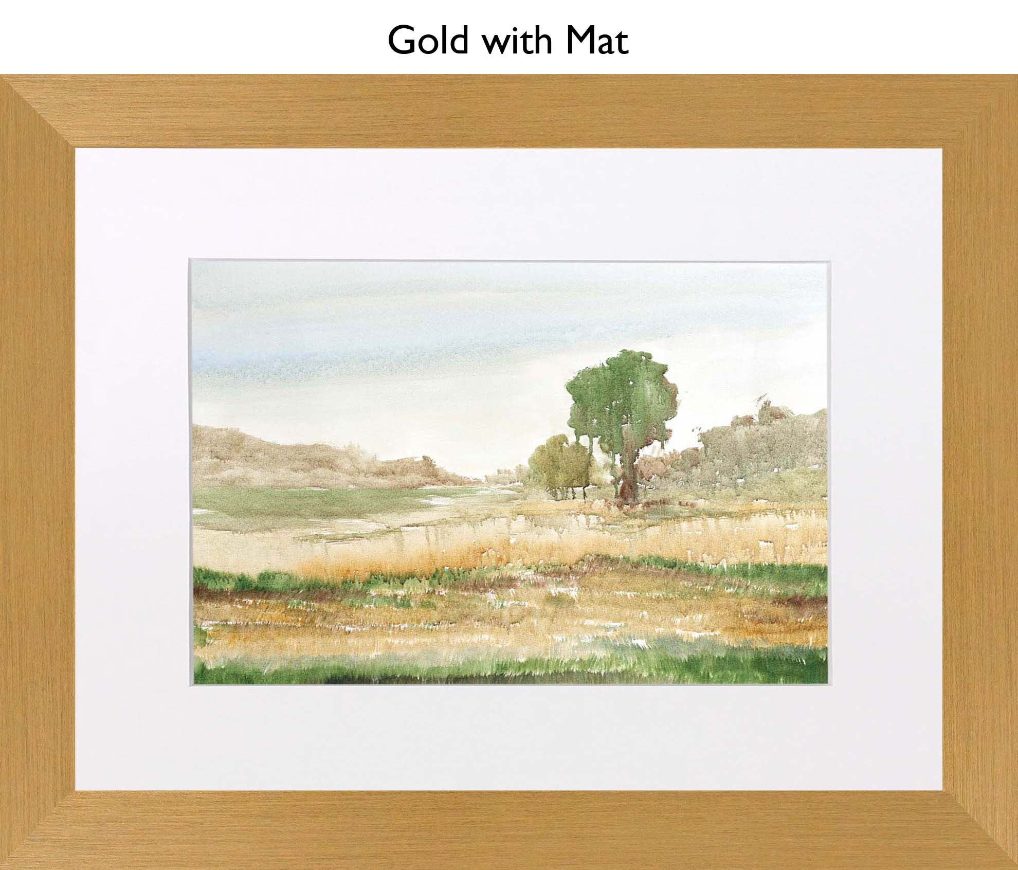 Gold With Mat