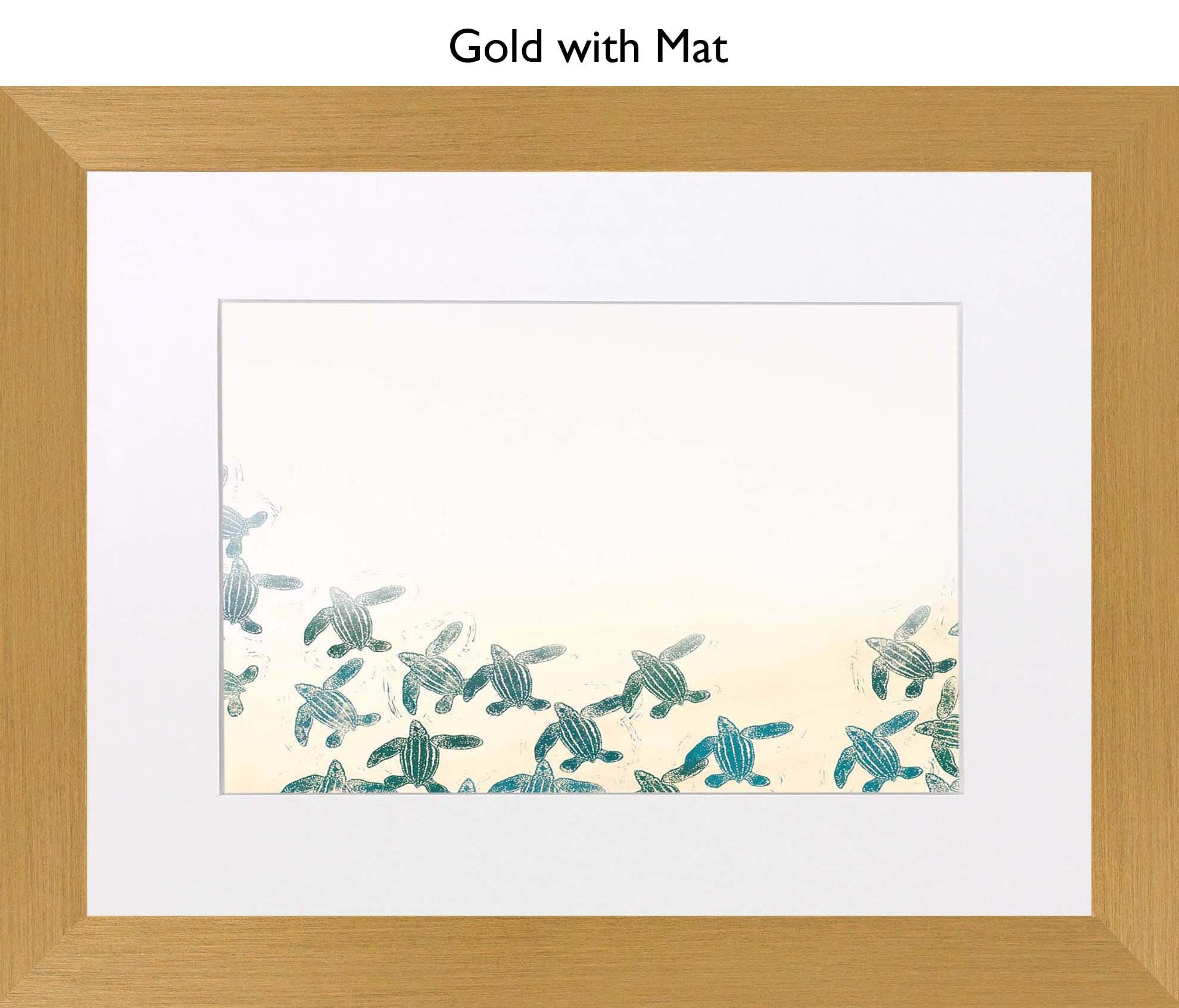 Gold With Mat