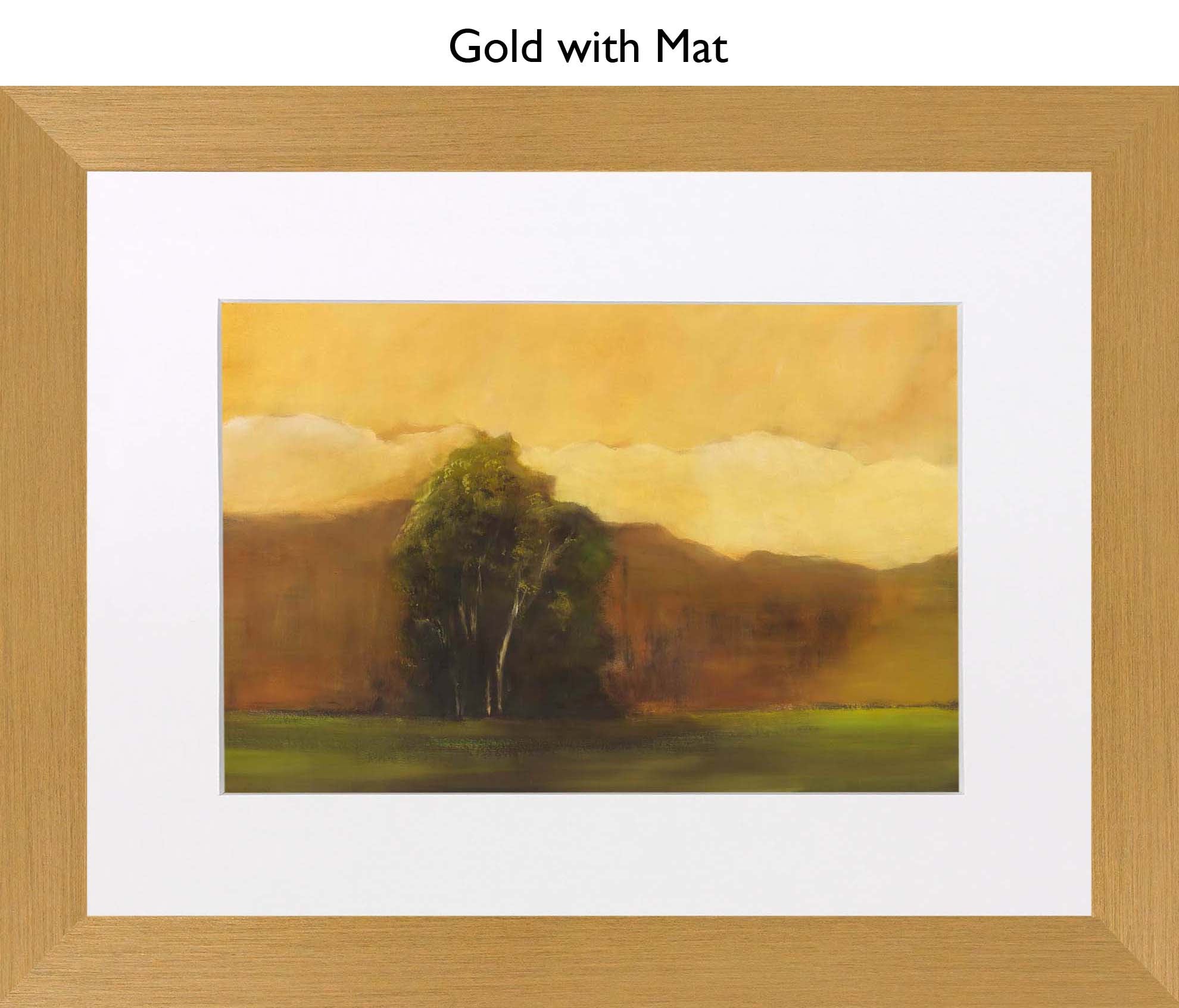 Gold With Mat