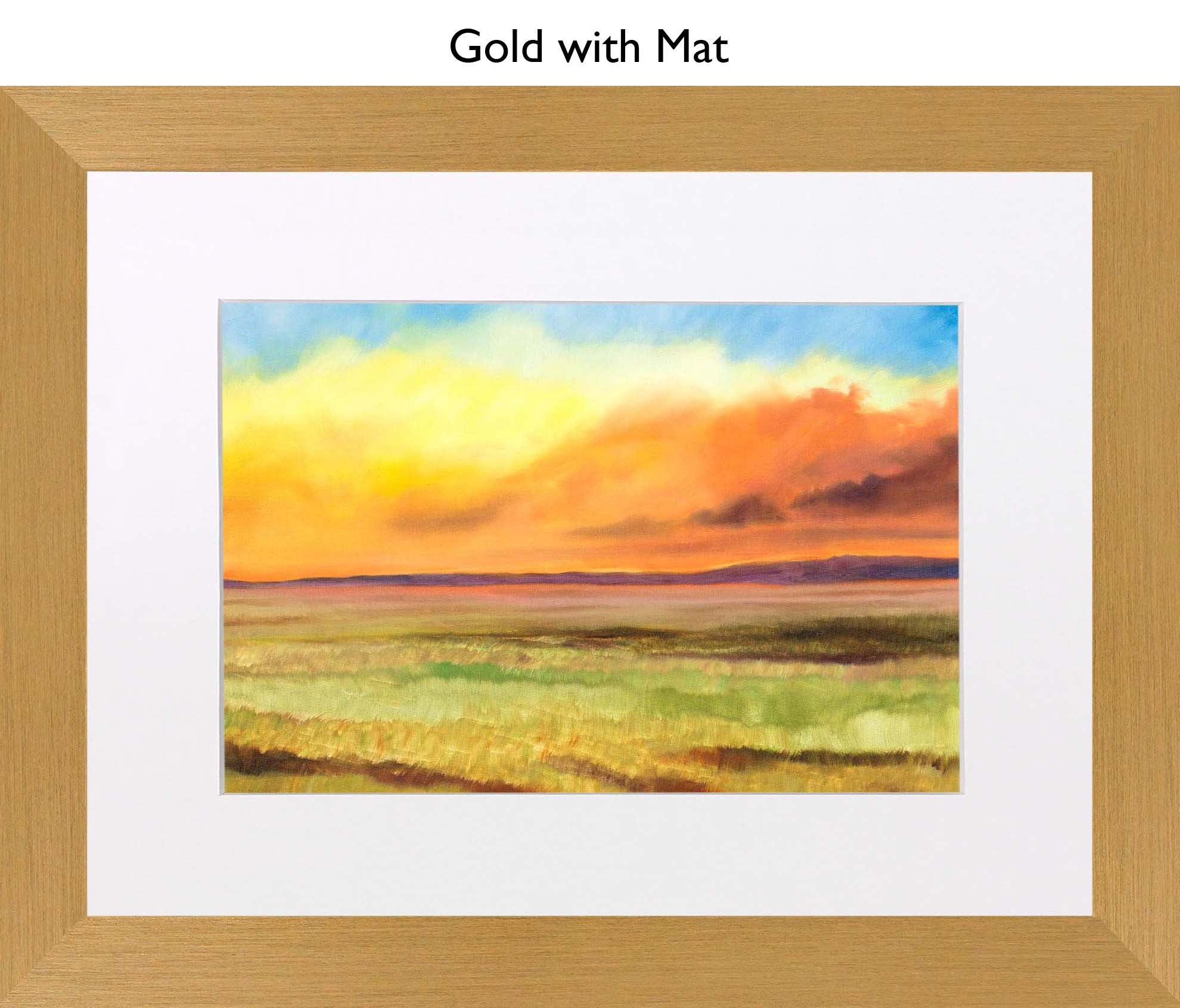Gold With Mat
