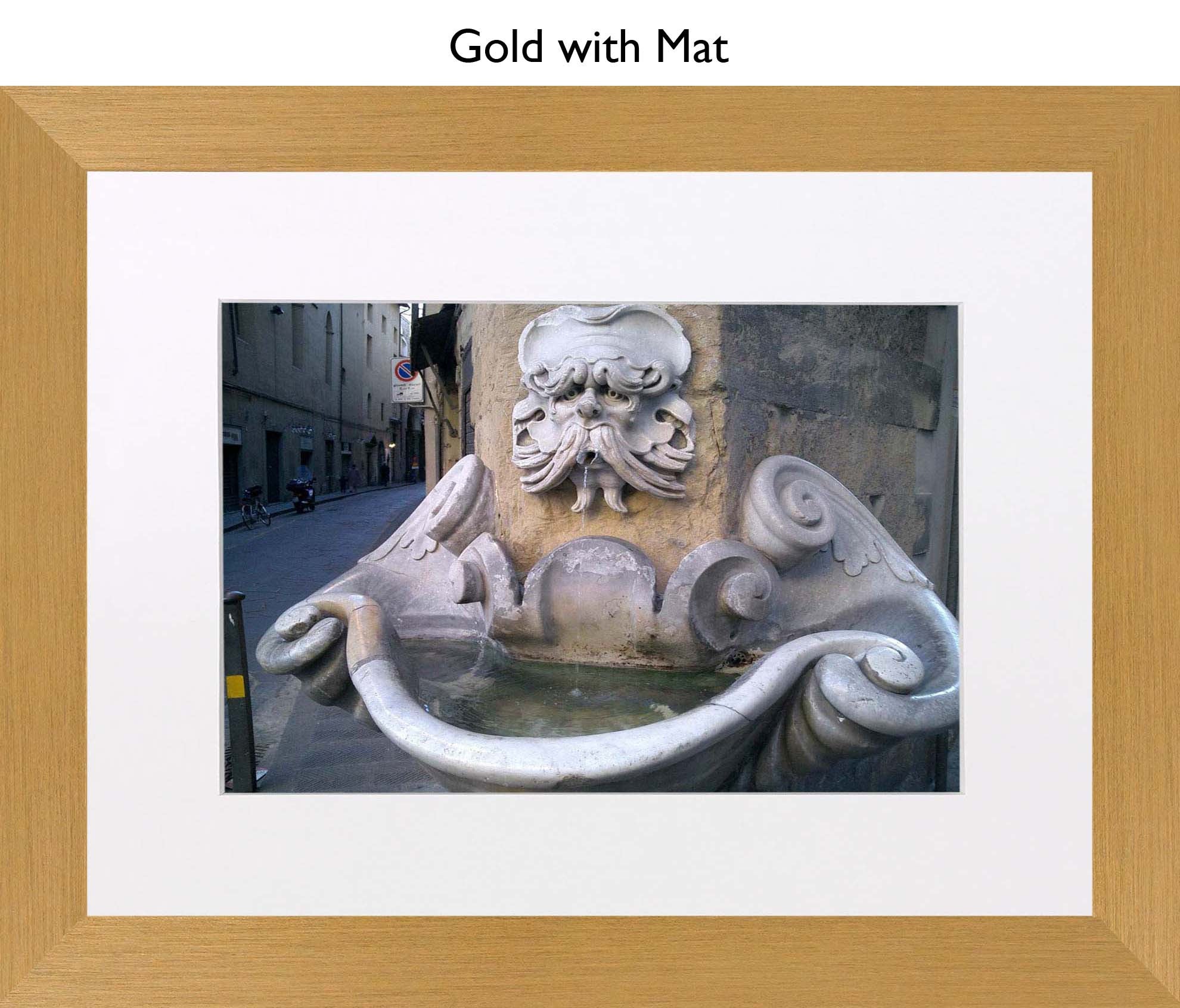 Gold With Mat