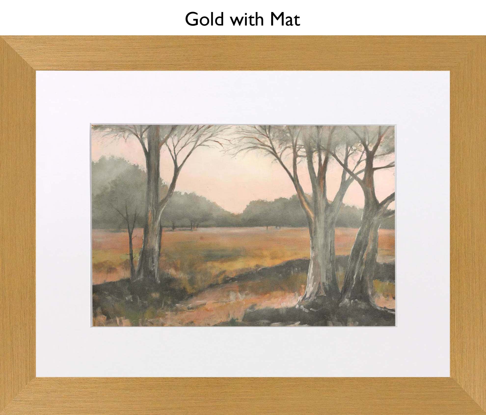 Gold With Mat