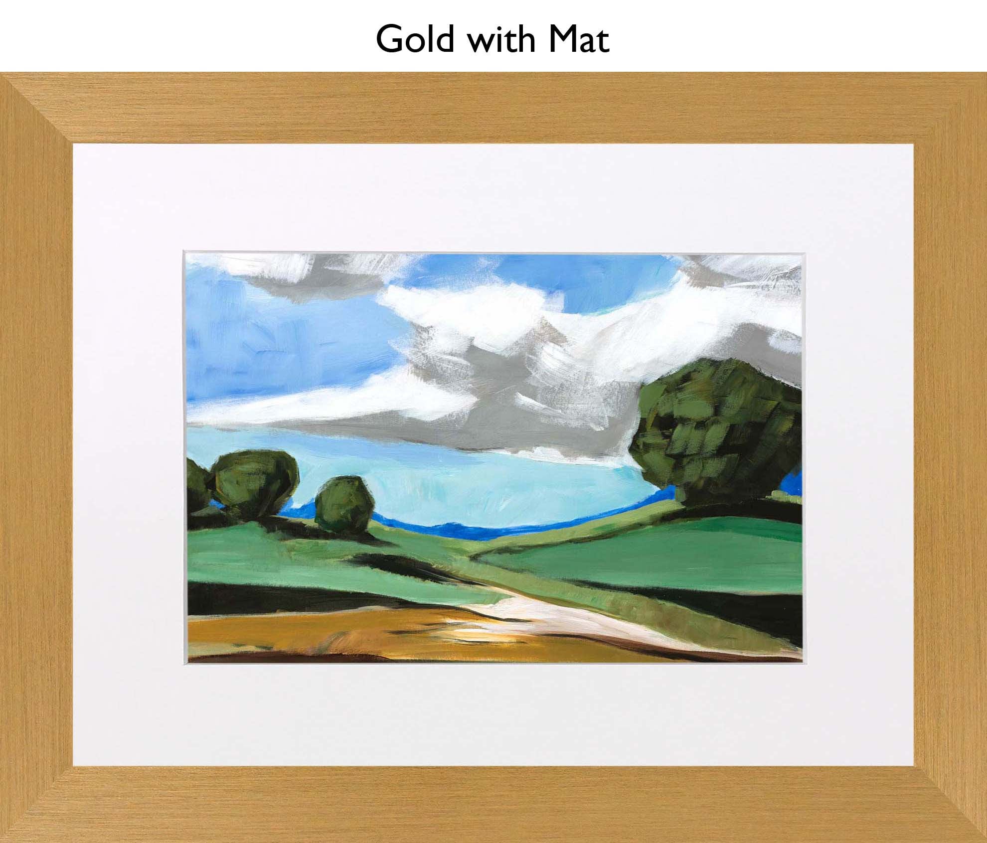 Gold With Mat