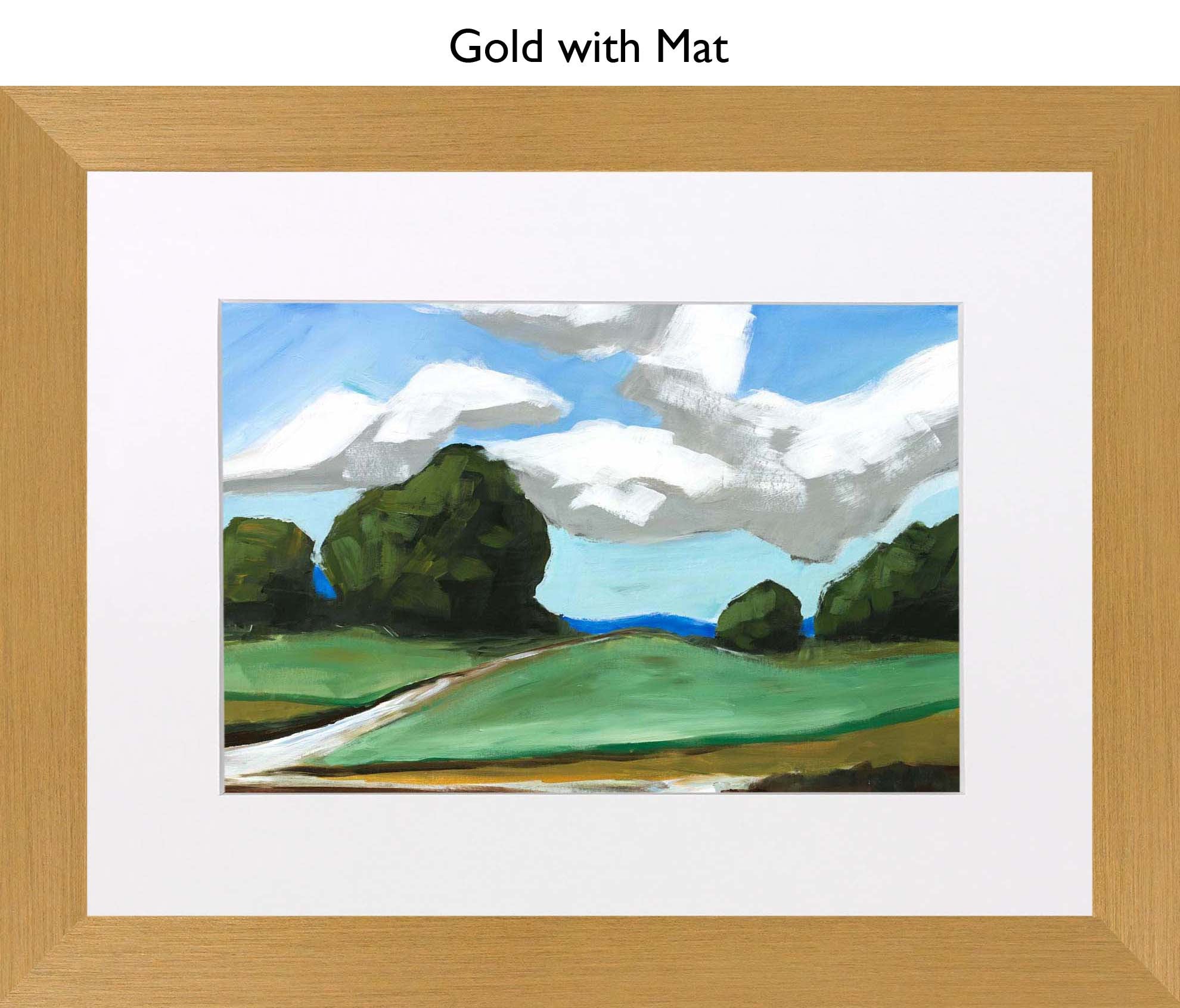 Gold With Mat