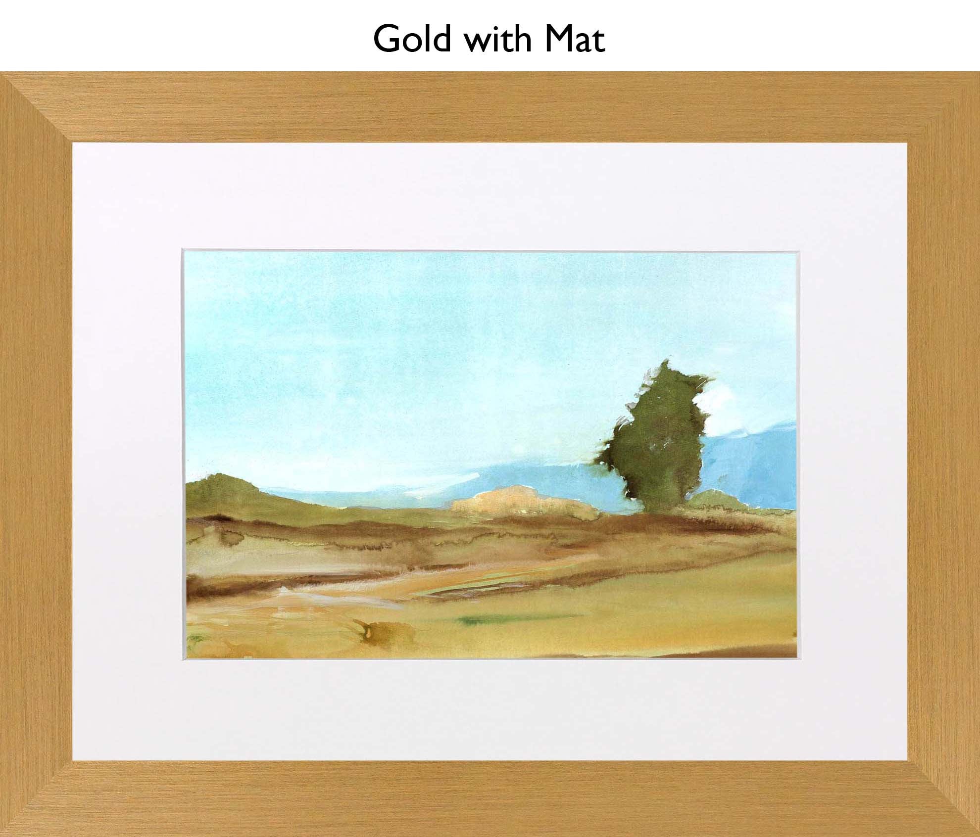Gold With Mat