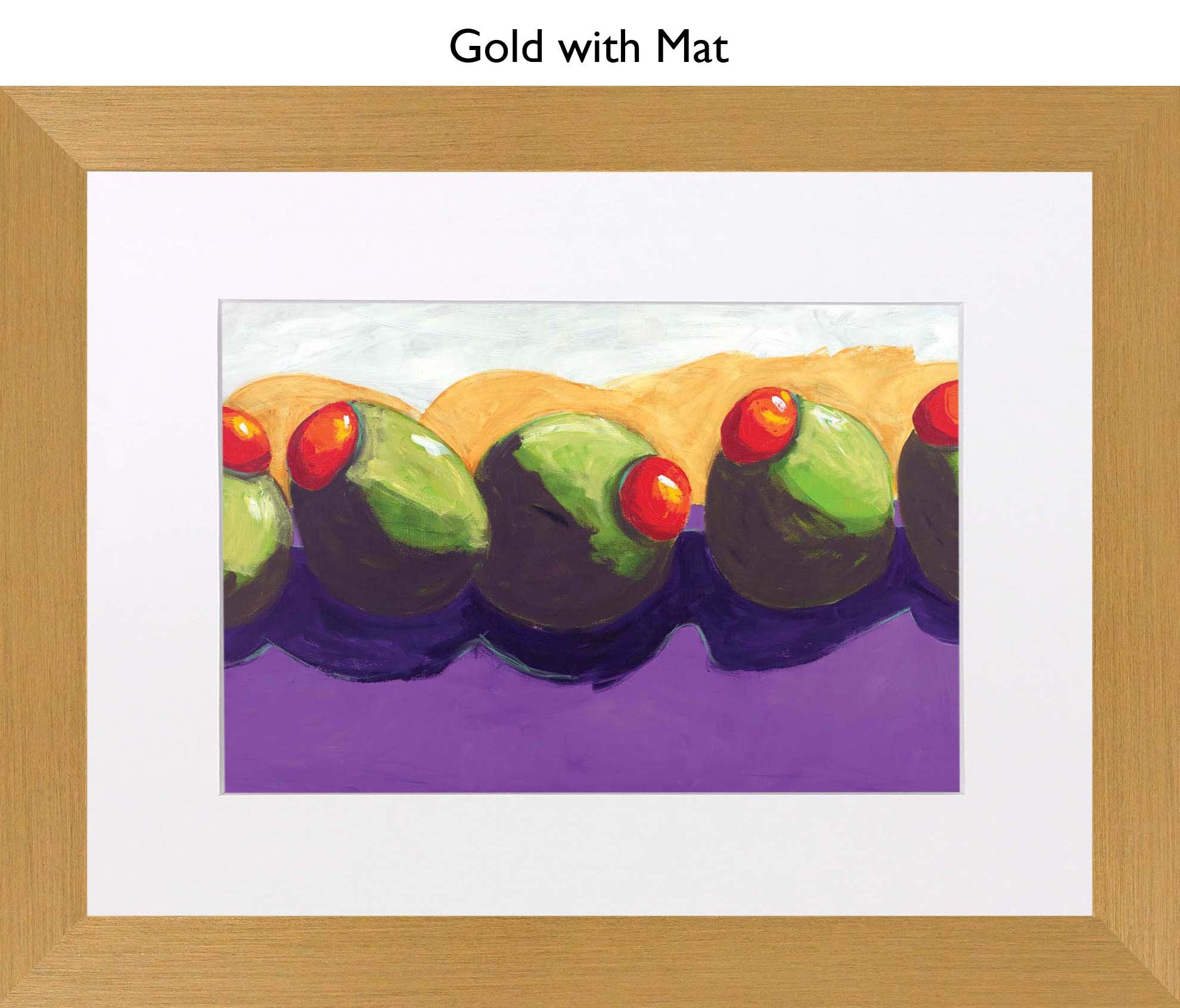 Gold With Mat