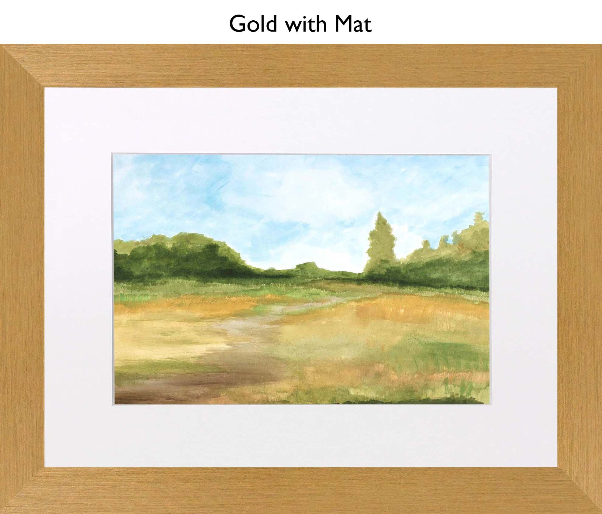 Gold With Mat