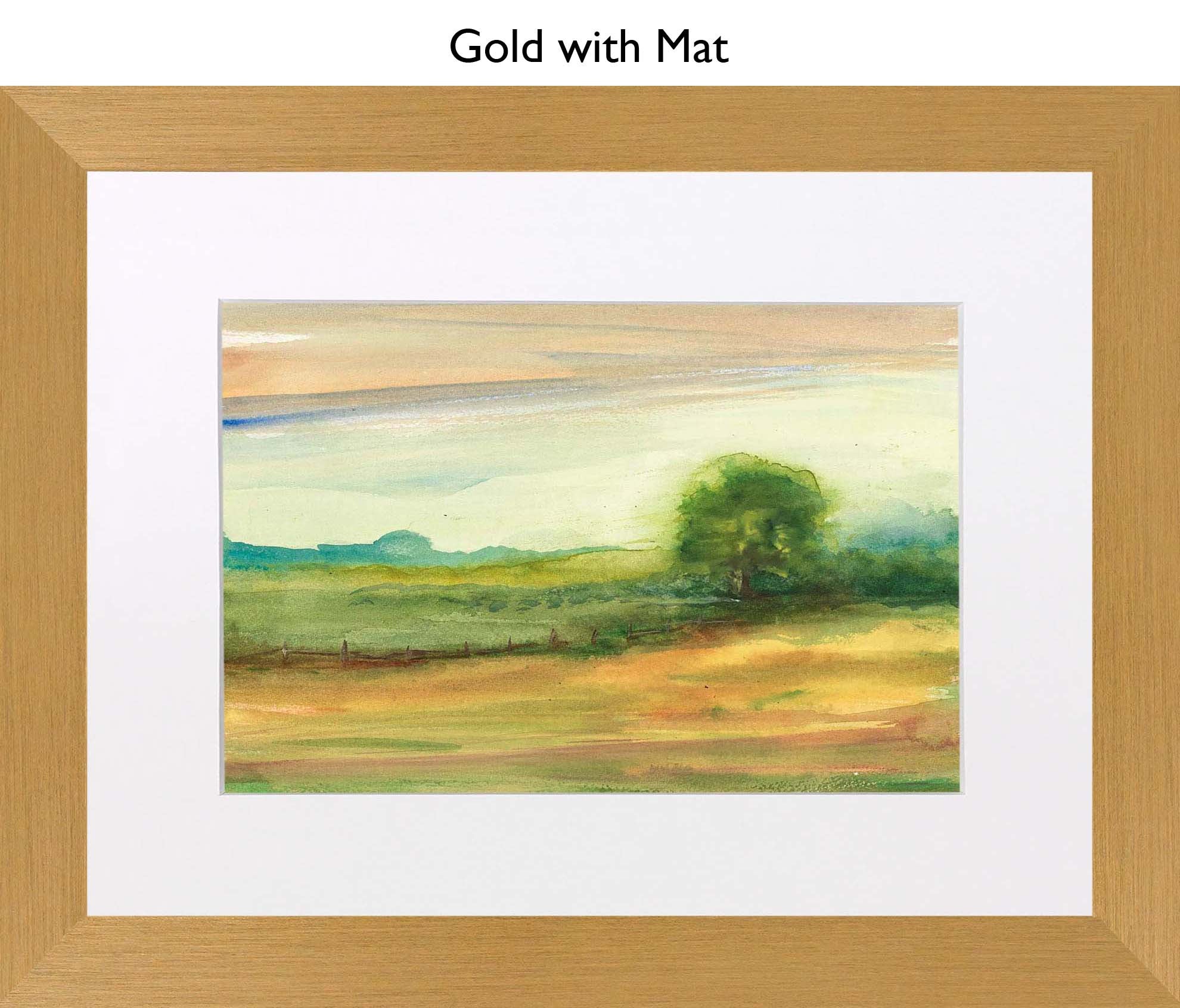 Gold With Mat