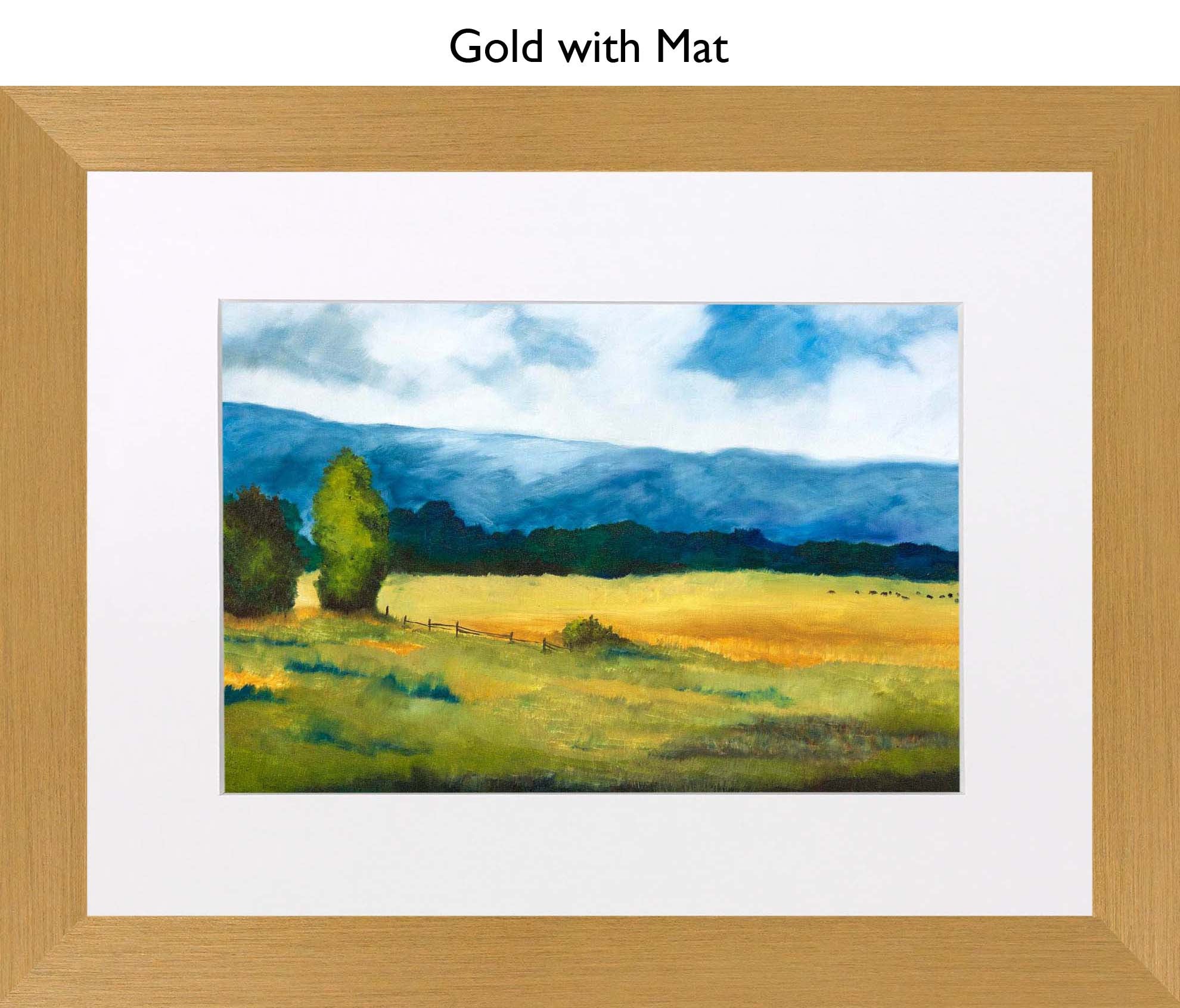 Gold With Mat