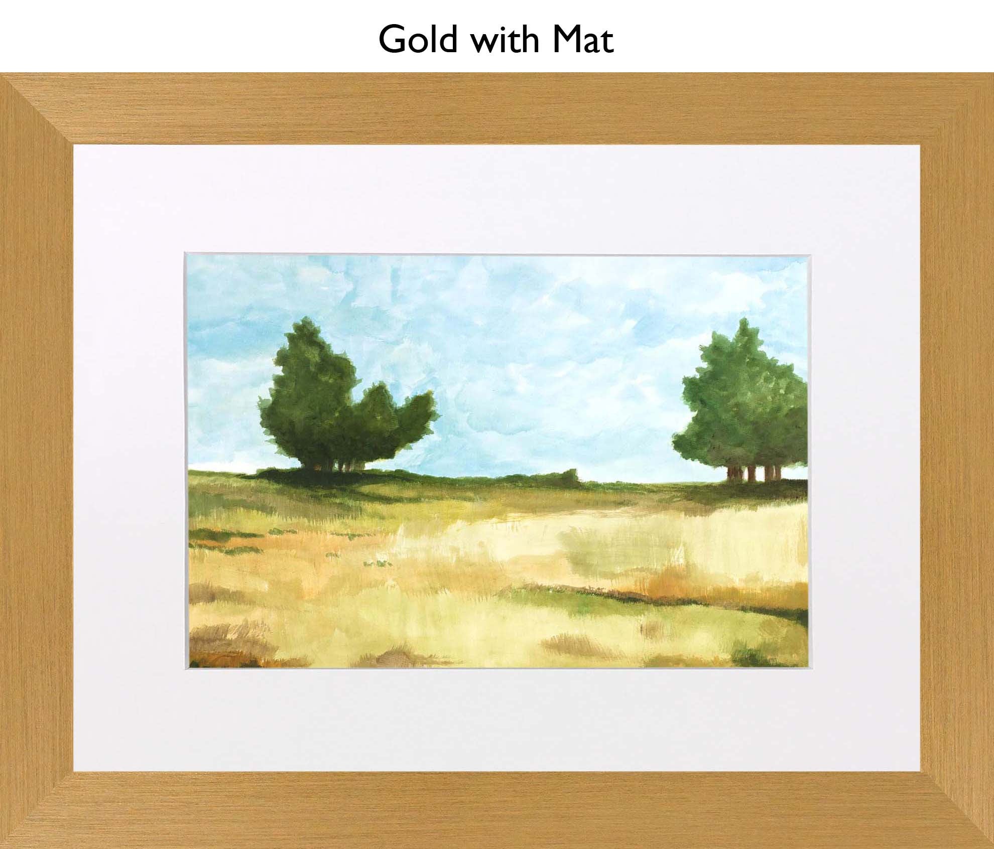 Gold With Mat