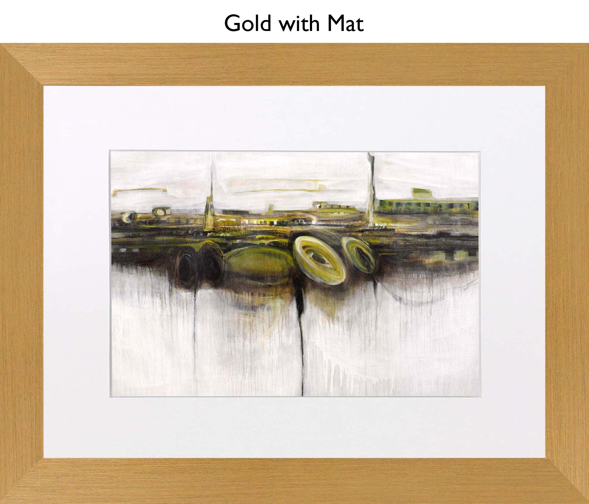 Gold With Mat