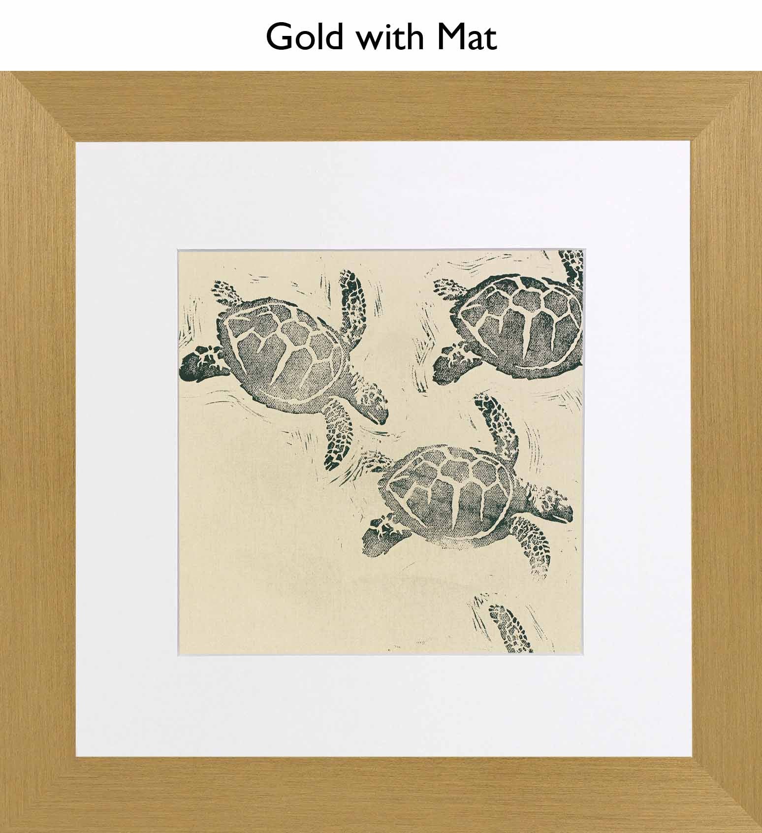 Gold With Mat