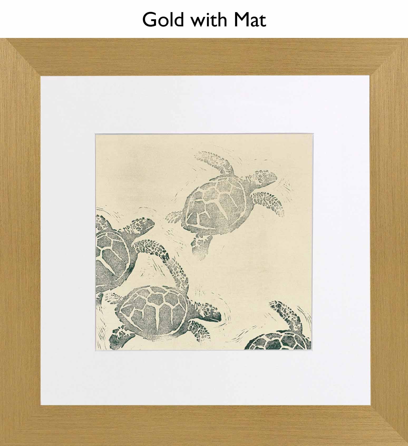 Gold With Mat