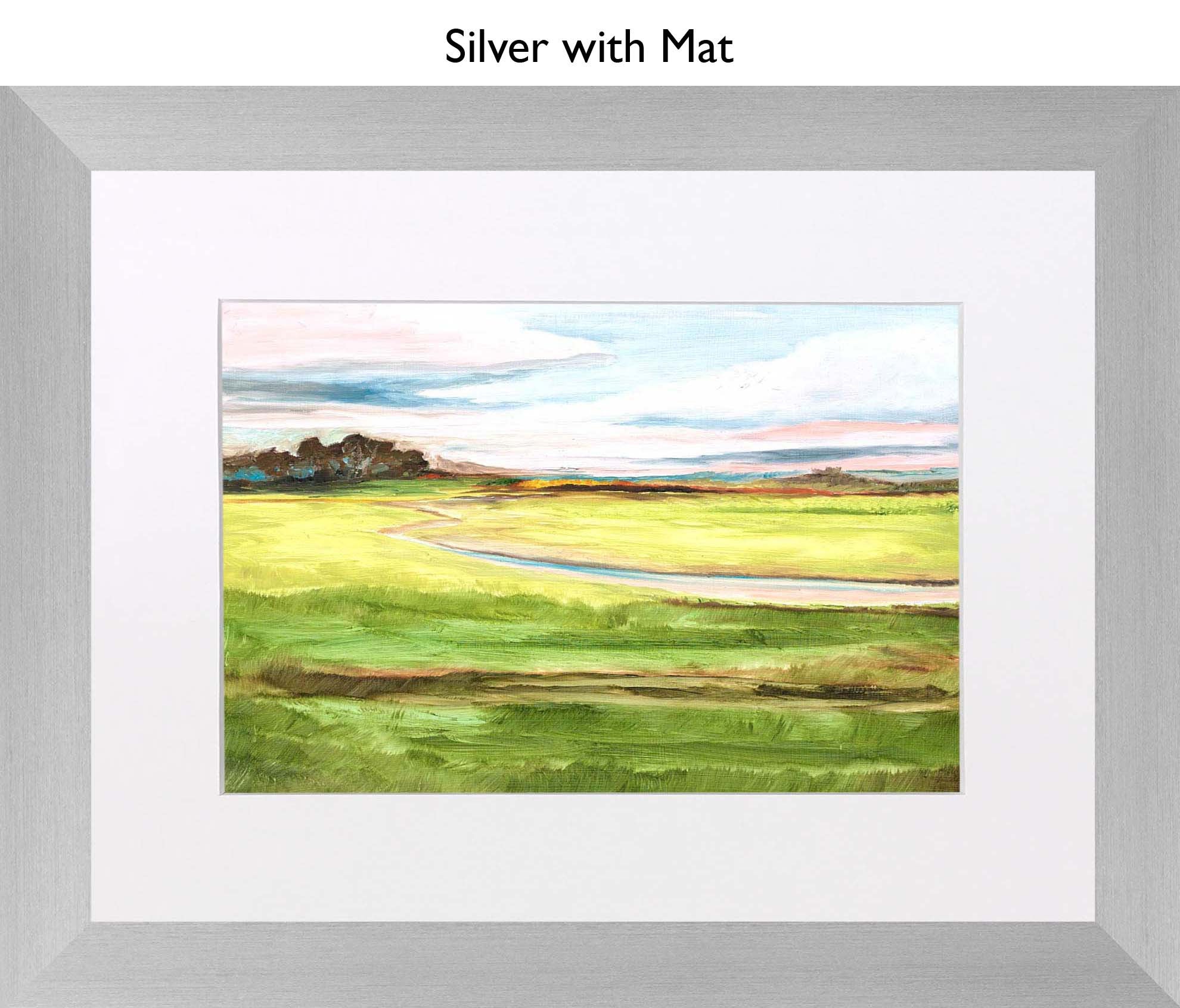 Silver With Mat